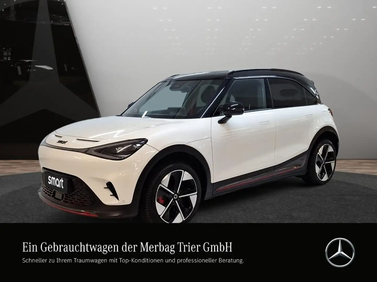 smart #1 Brabus AWD (66kWh) 2xKlima 360 ACC AUT HUD LM Weiß - 1