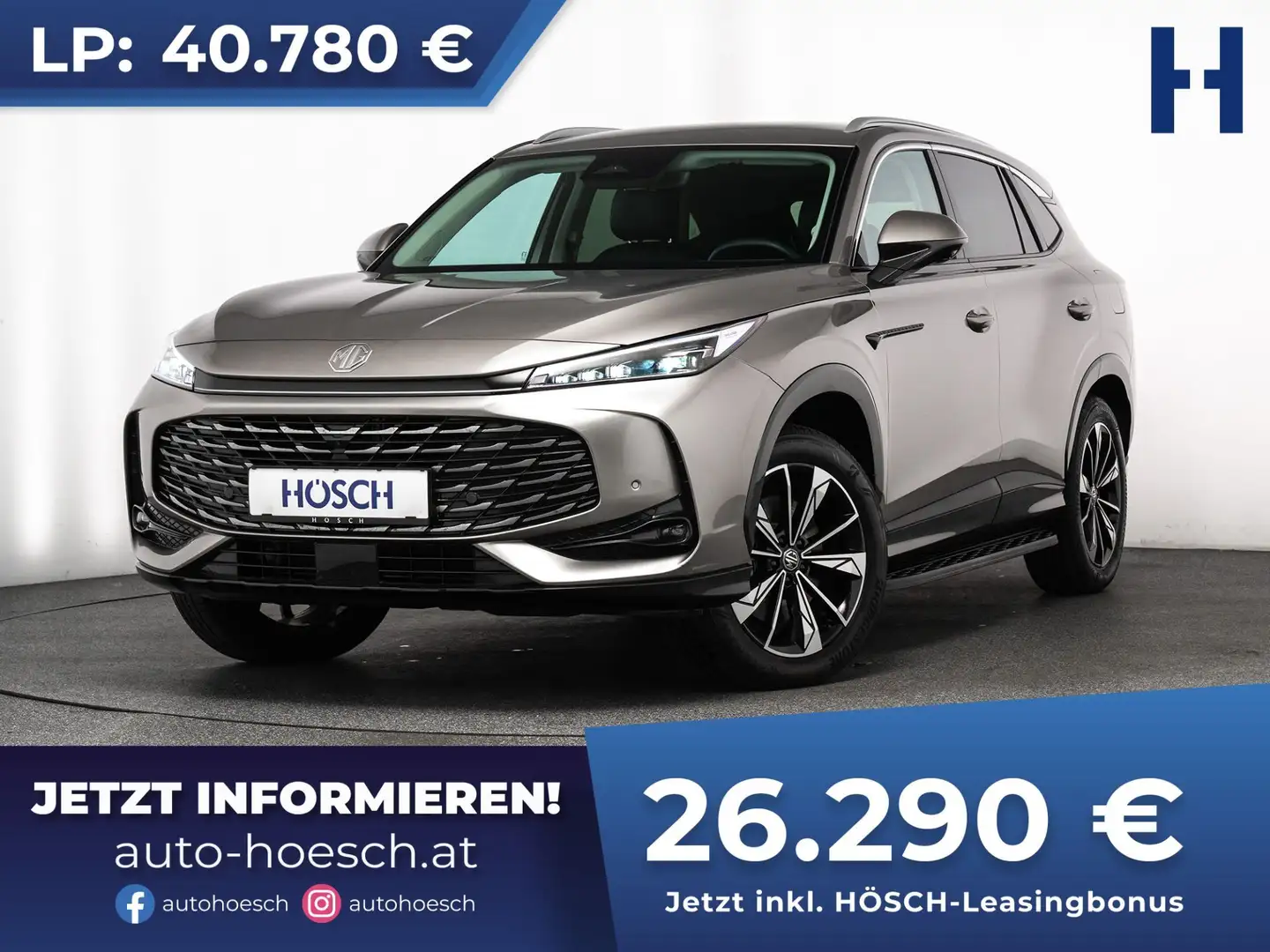 MG HS PHEV Luxury LEDER 360° NAV ASSISTENZ JETZT ANFRAG Silber - 1