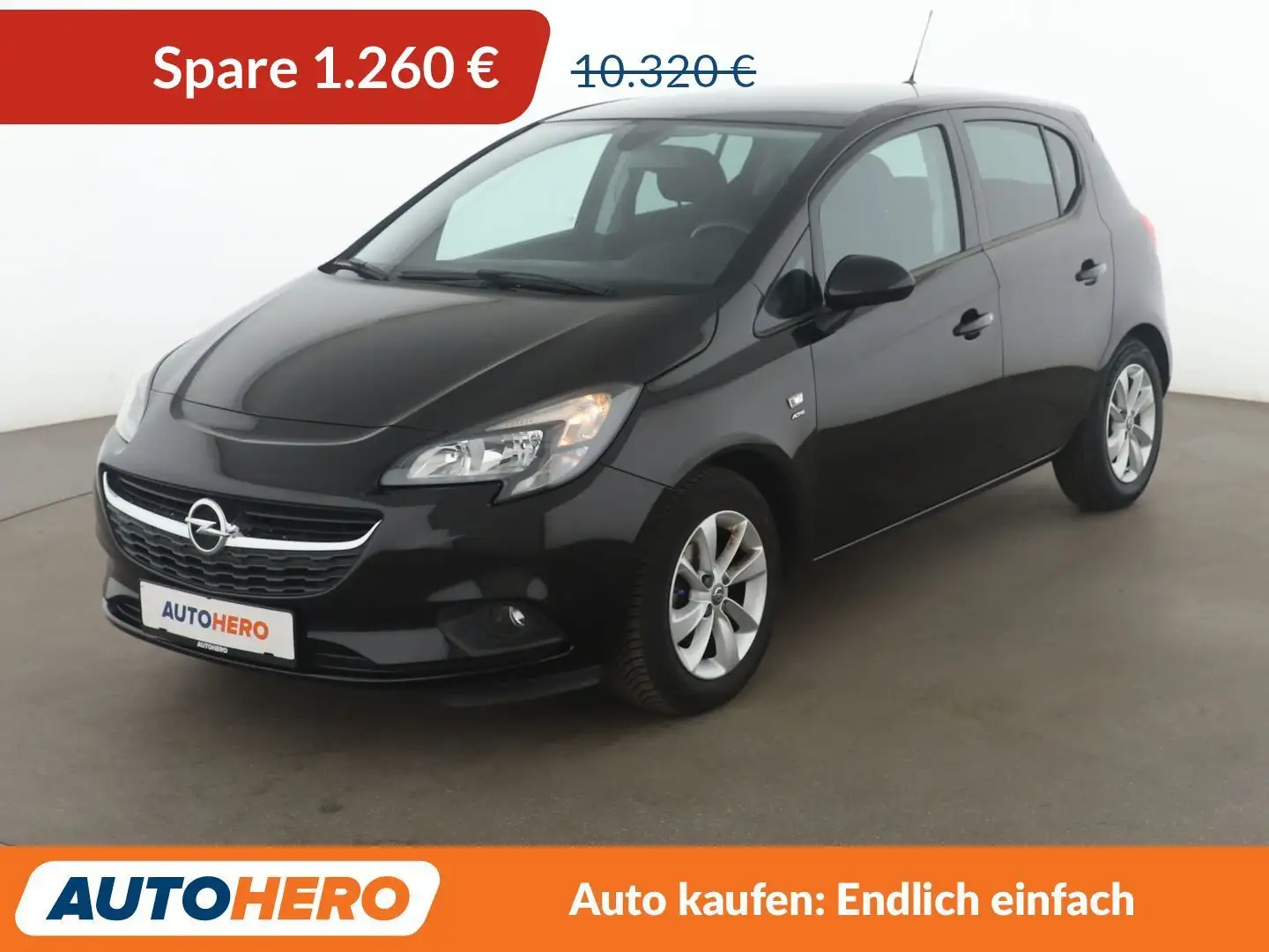 Opel Corsa 1.4 Active ecoFlex *TEMPO*PDC*SHZ*KLIMA* Schwarz - 1