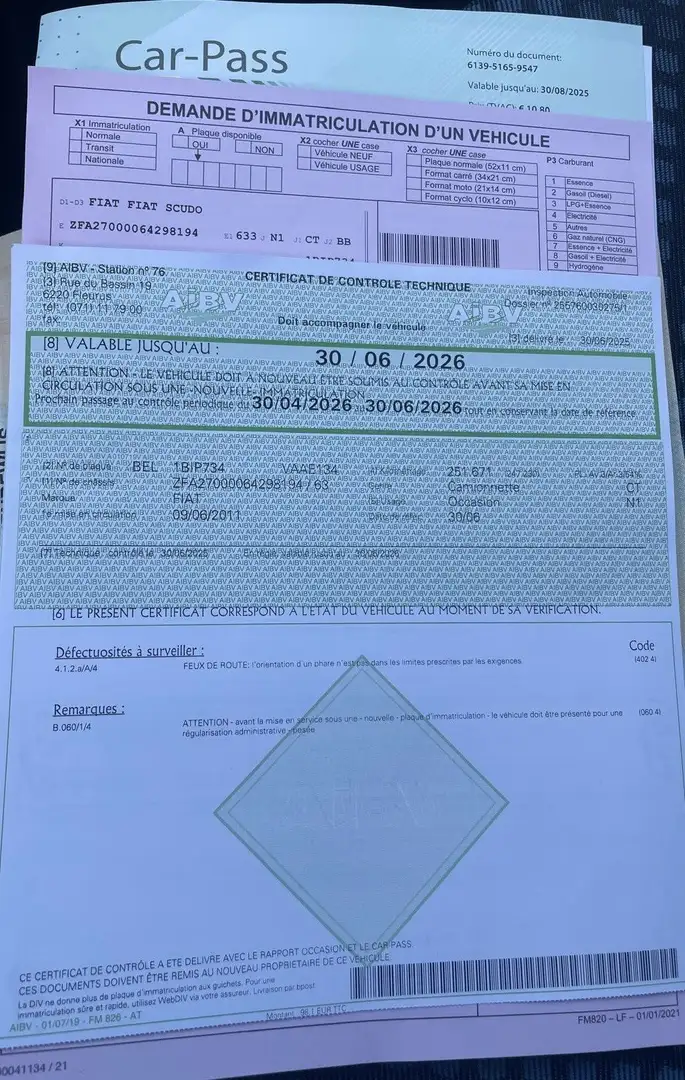Fiat Scudo 2.0, 6 places assises, feuille rose dispo Синий - 2