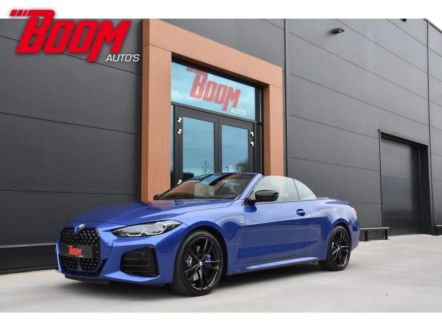 BMW 440 4-serie Cabrio M440i xDrive High Executive LASER|K Bleu - 1