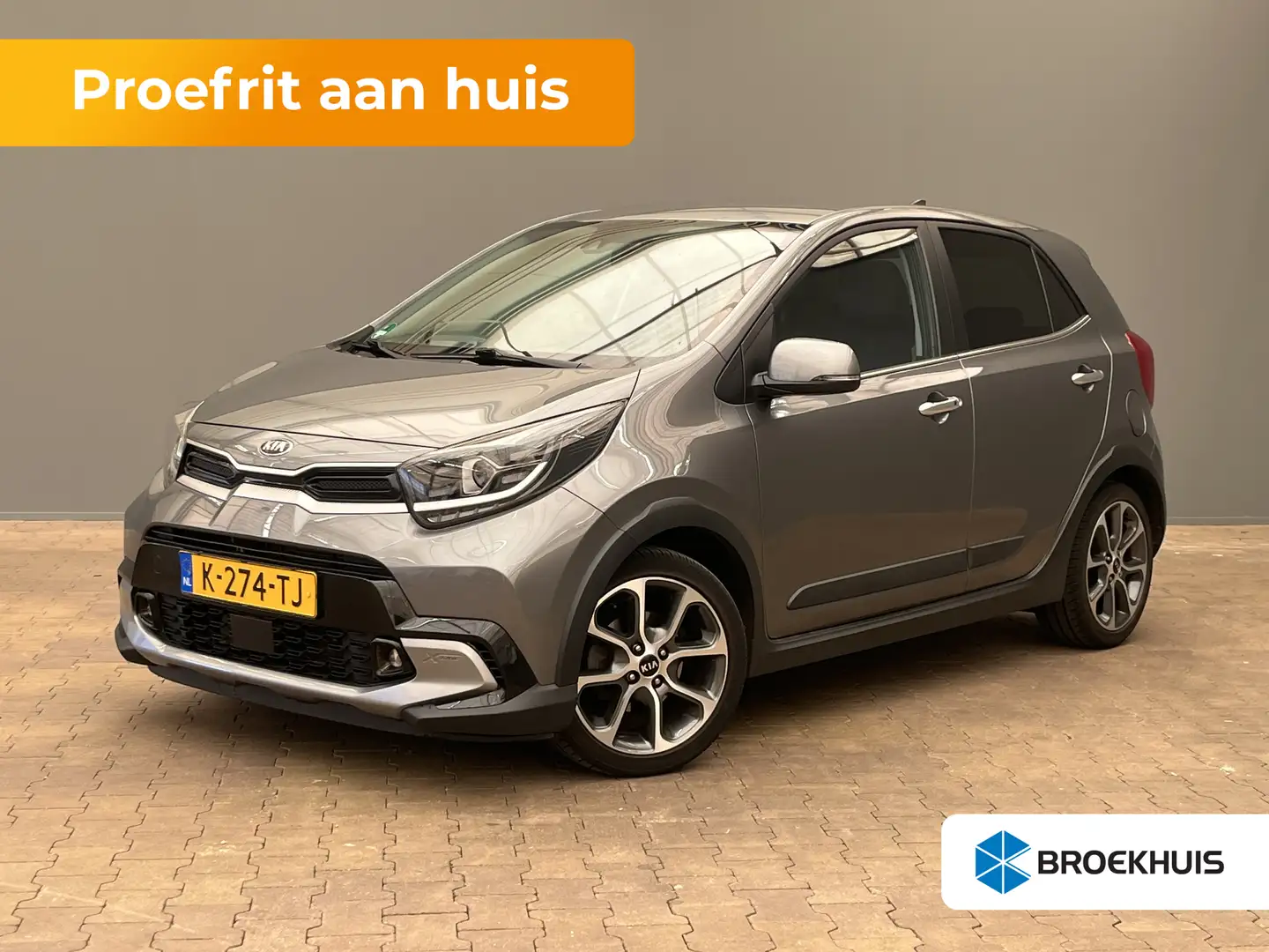 Kia Picanto X-Line X-Line|Stuur&Stoelverwarming|Apple&Android Gris - 1