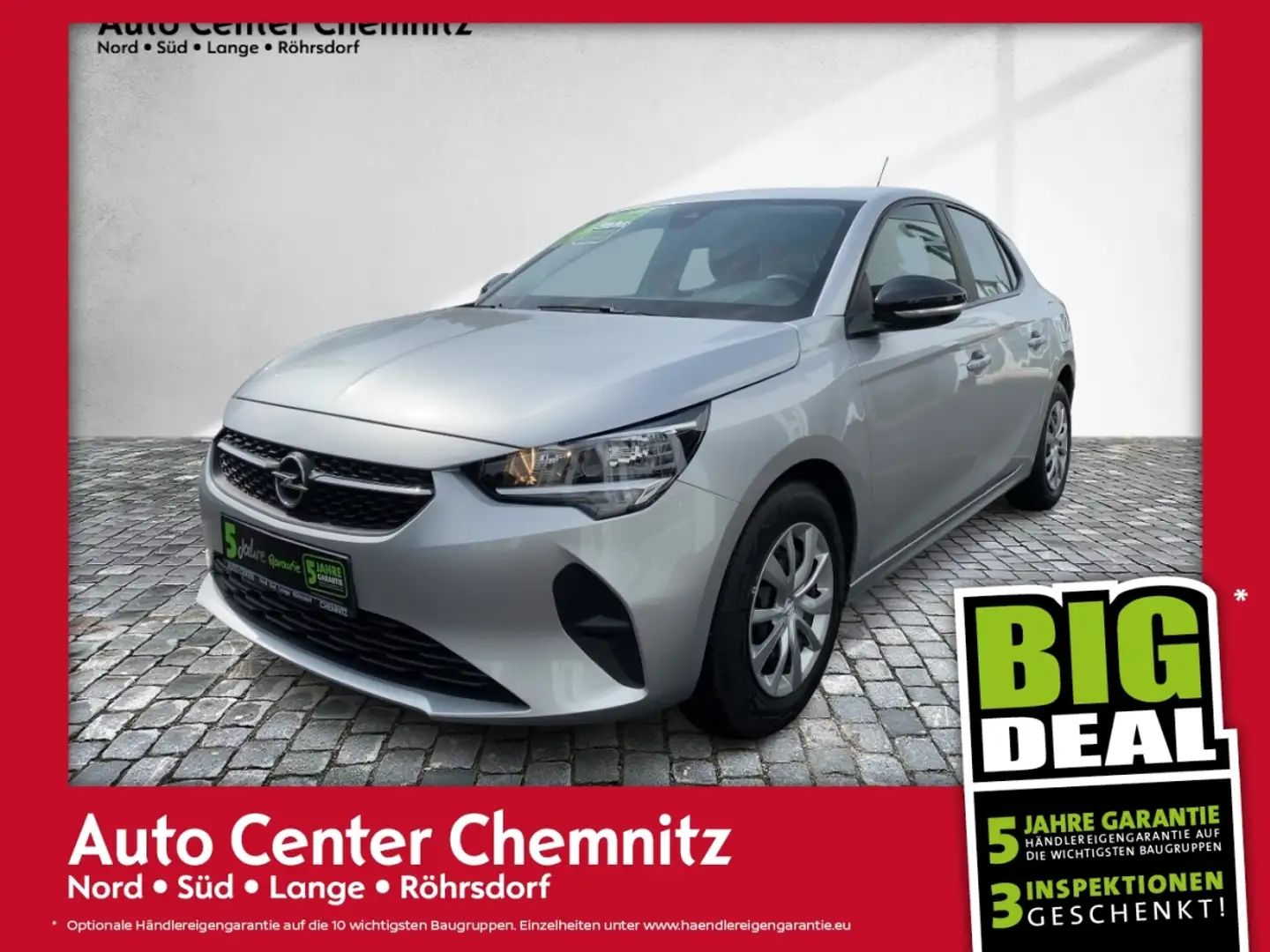 Opel Corsa F 1.2 Edition Navi/SHZ/LHZ/PDC/180° Argent - 1