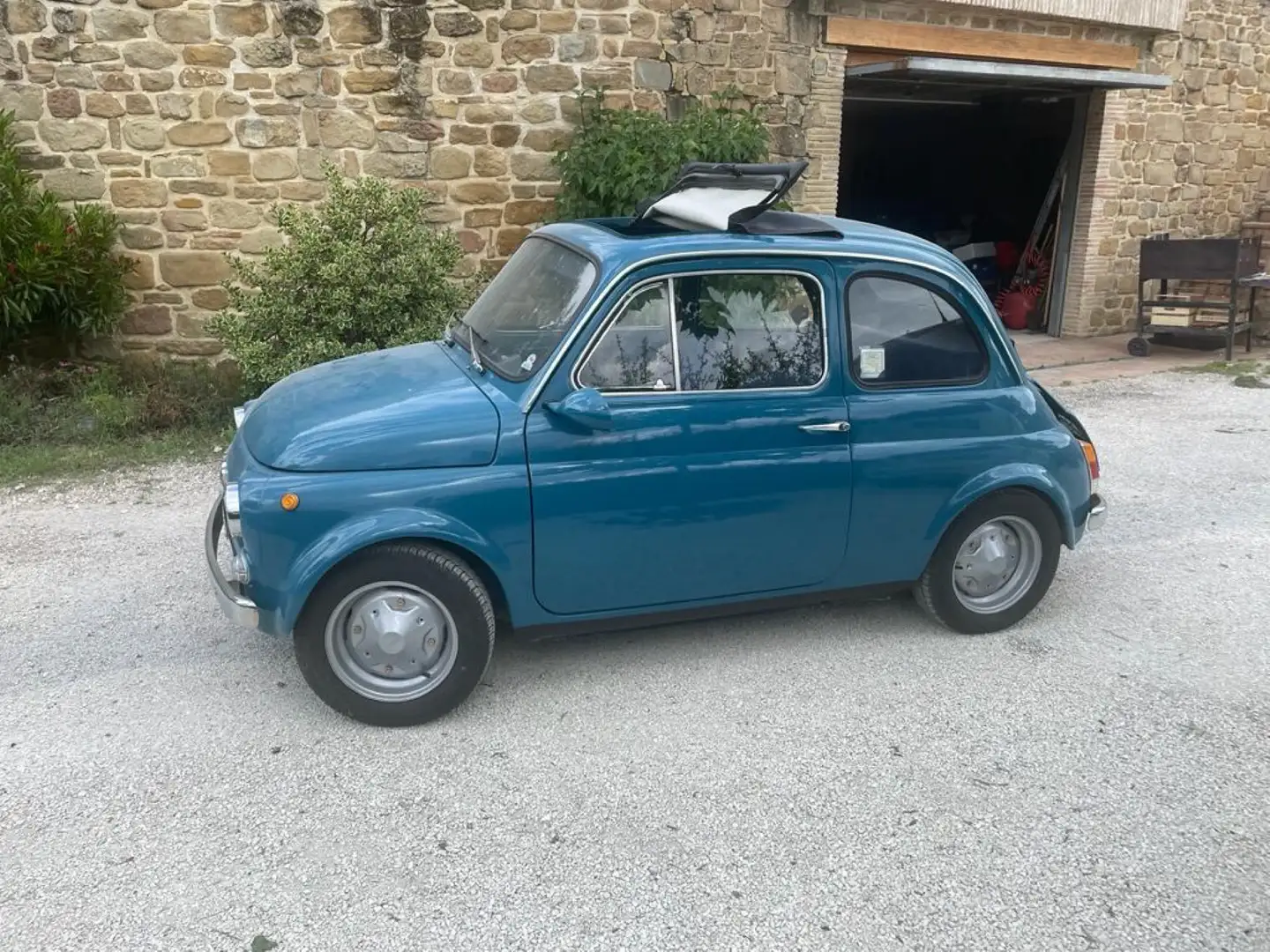Fiat 500 110 f berlina plava - 1