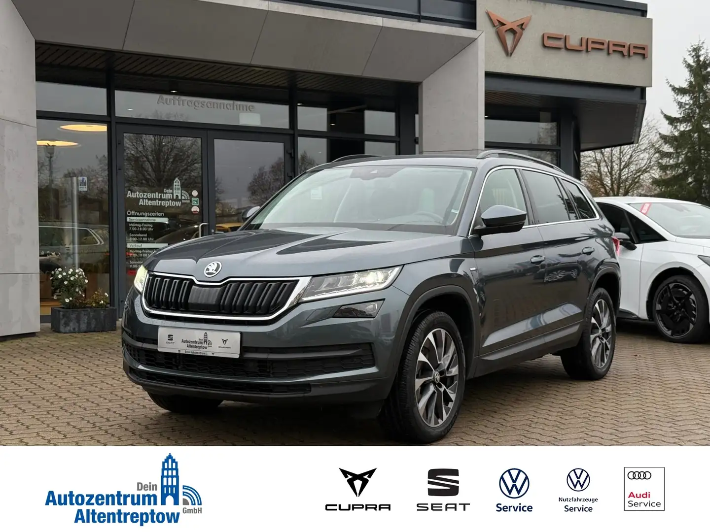 Skoda Kodiaq Drive 1.5 TSI DSG RFK ACC Navi  KESSY LED STHZ SH Grau - 1
