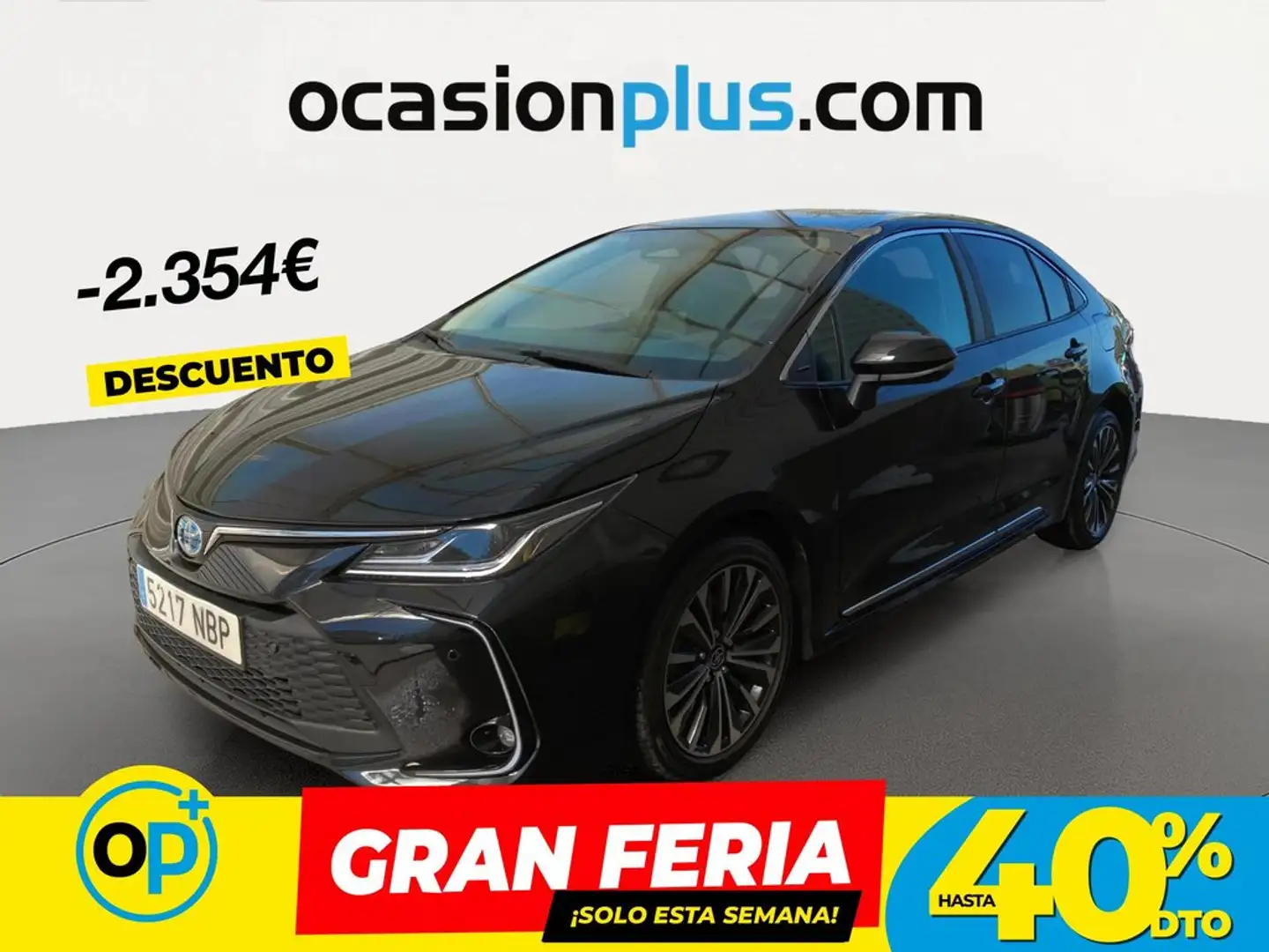 Toyota Corolla Sedán 140H Style Negro - 1