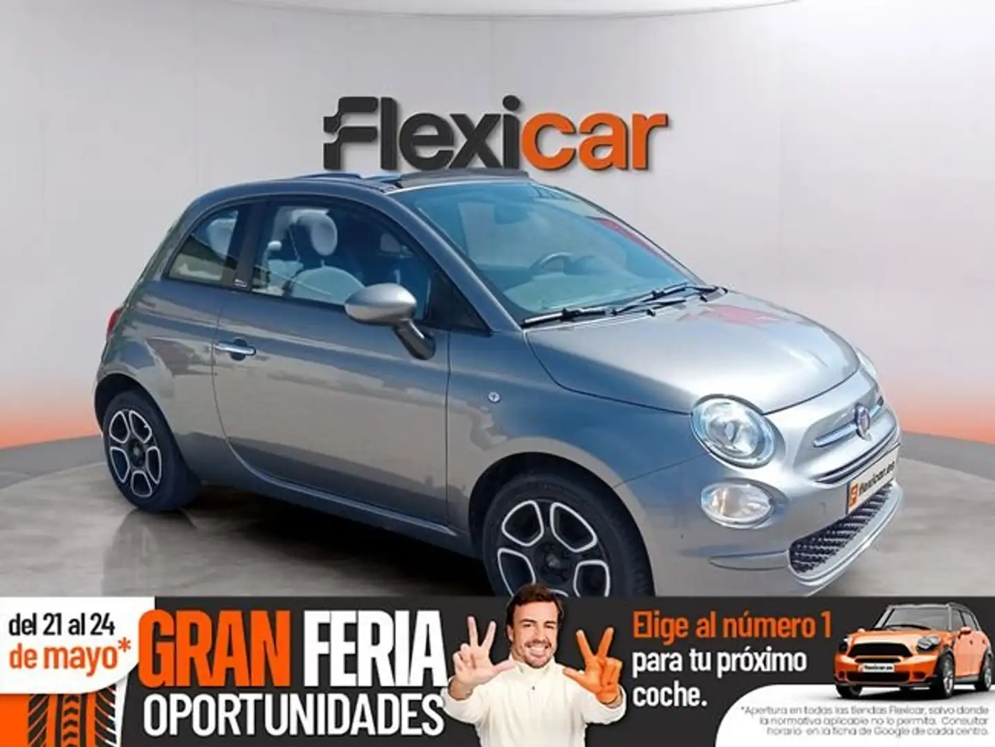 Fiat 500 Club 1.0 Hybrid 51KW (70 CV) Gris - 1