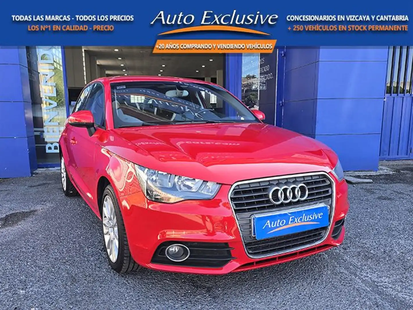 Audi A1 Sportback 1.6TDI Ambition 105 Rojo - 1