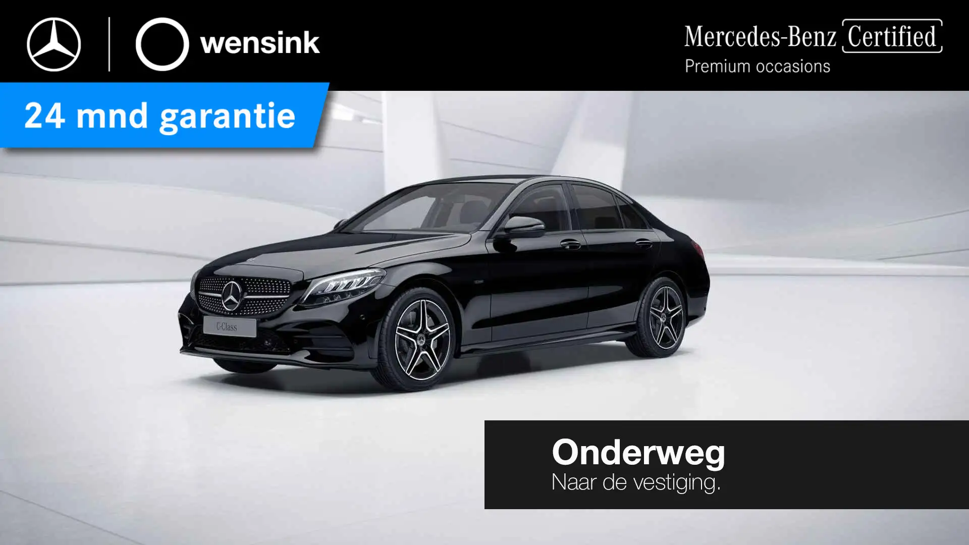 Mercedes-Benz C 300 e Business Solution AMG Limited | Digitaal instrum Noir - 1