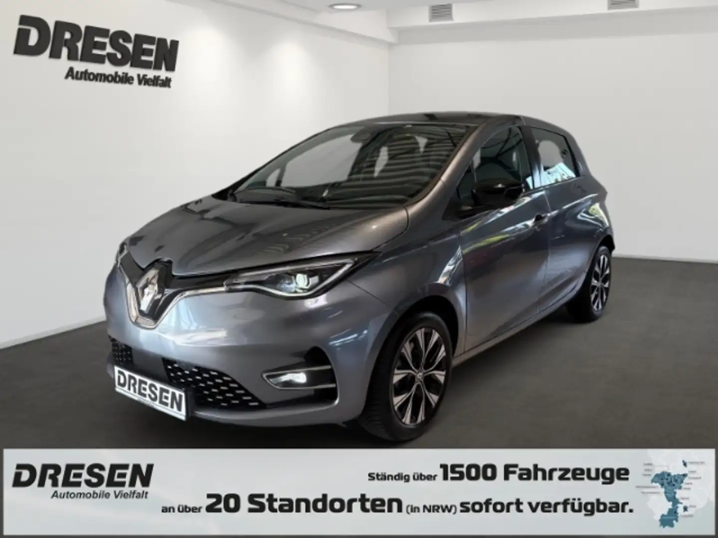 Renault ZOE Evolution 52kWh Navi/Kamera/CarPlay/LED Grijs - 1