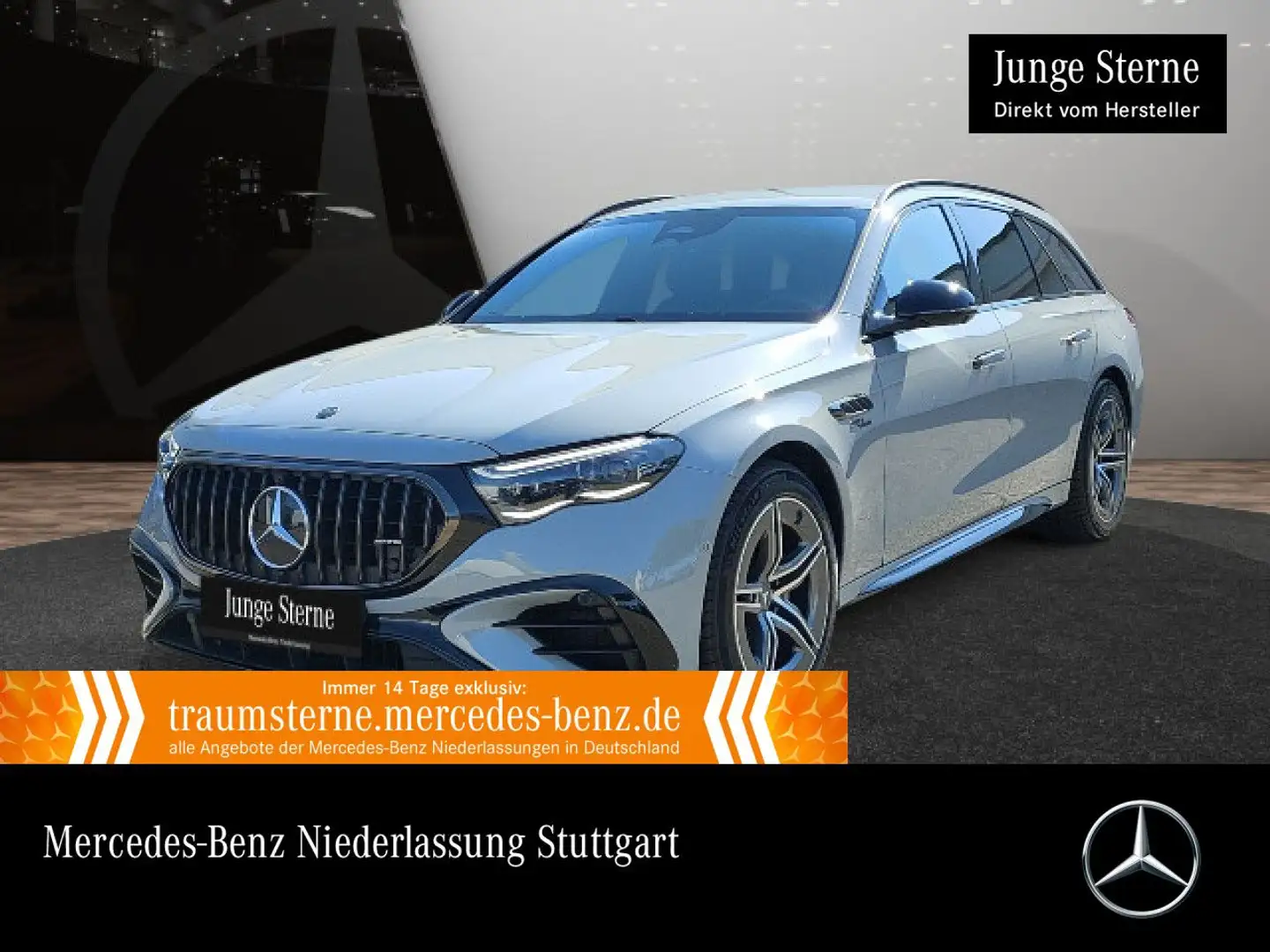 Mercedes-Benz E 53 AMG T 4M Hybrid 360° Burmester Distr. AHK PTS Grau - 1