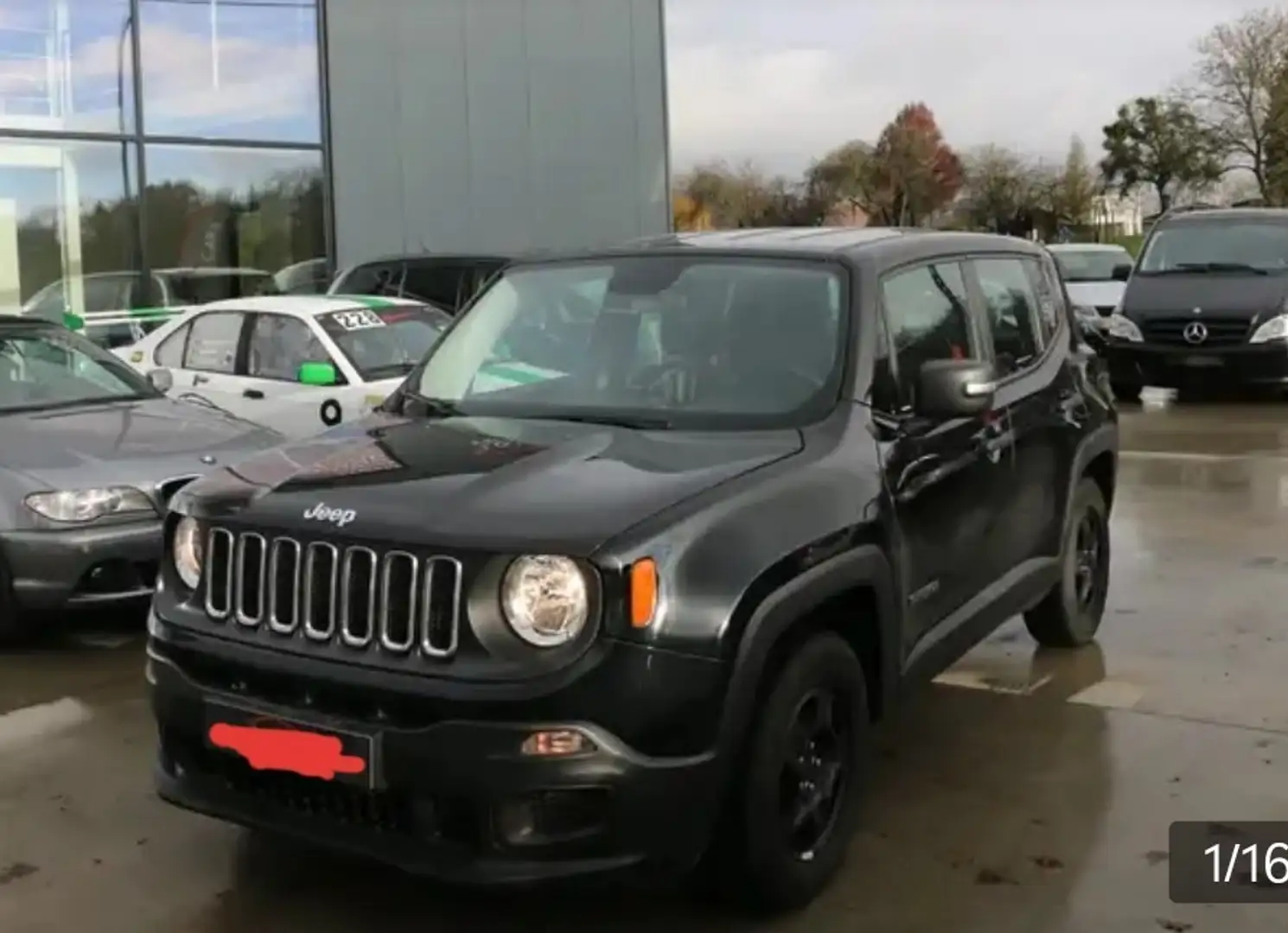 Jeep Renegade 1.6i E.torQ Sport Zwart - 1