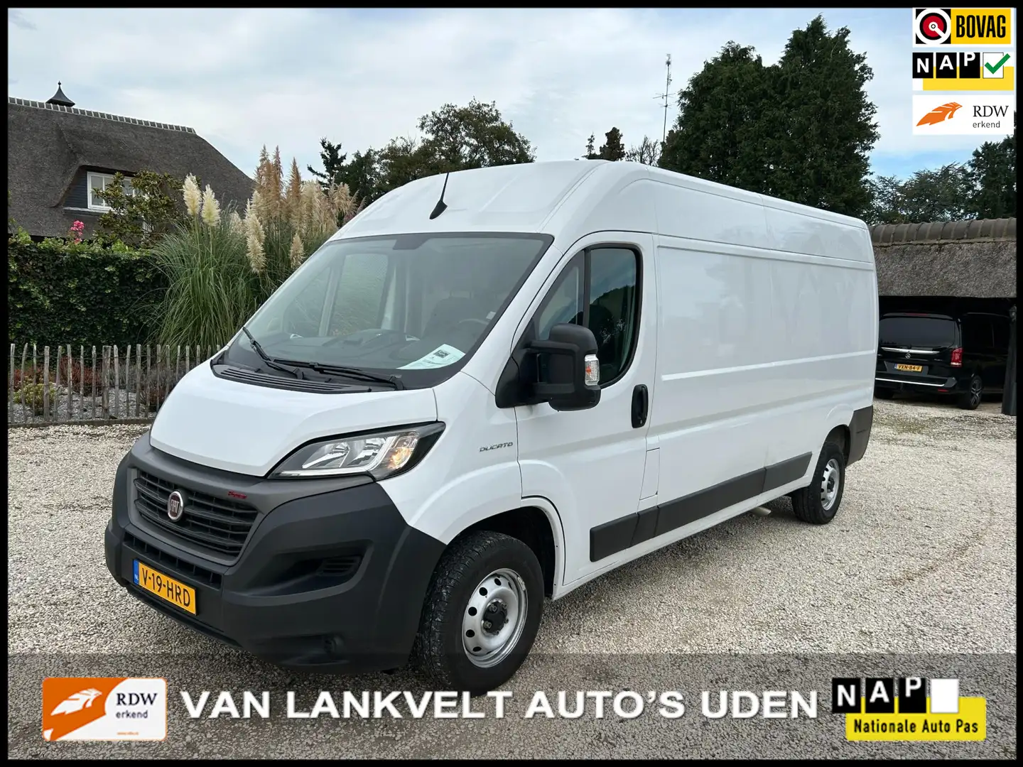 Fiat Ducato 33 2.3 150PK MultiJet L3H2 Camera, Trekhaak 3 zits Wit - 1