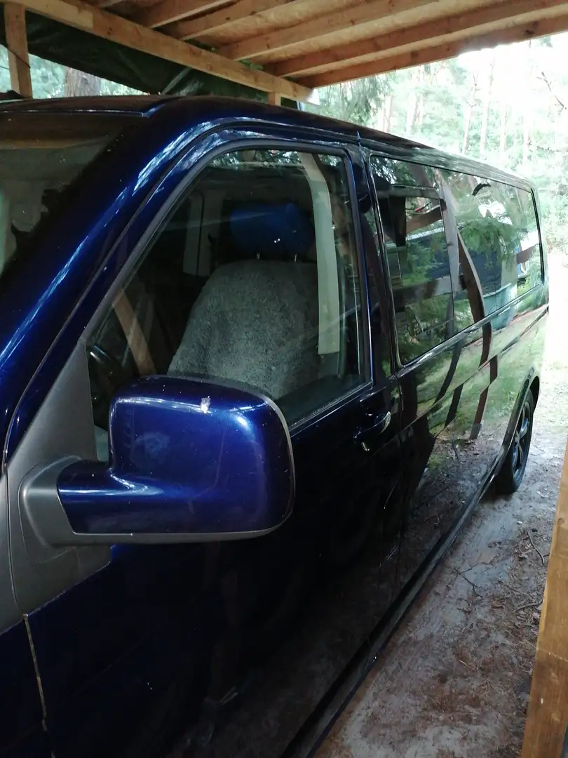 Volkswagen Bus Caravelle langer Radstand Blauw - 2