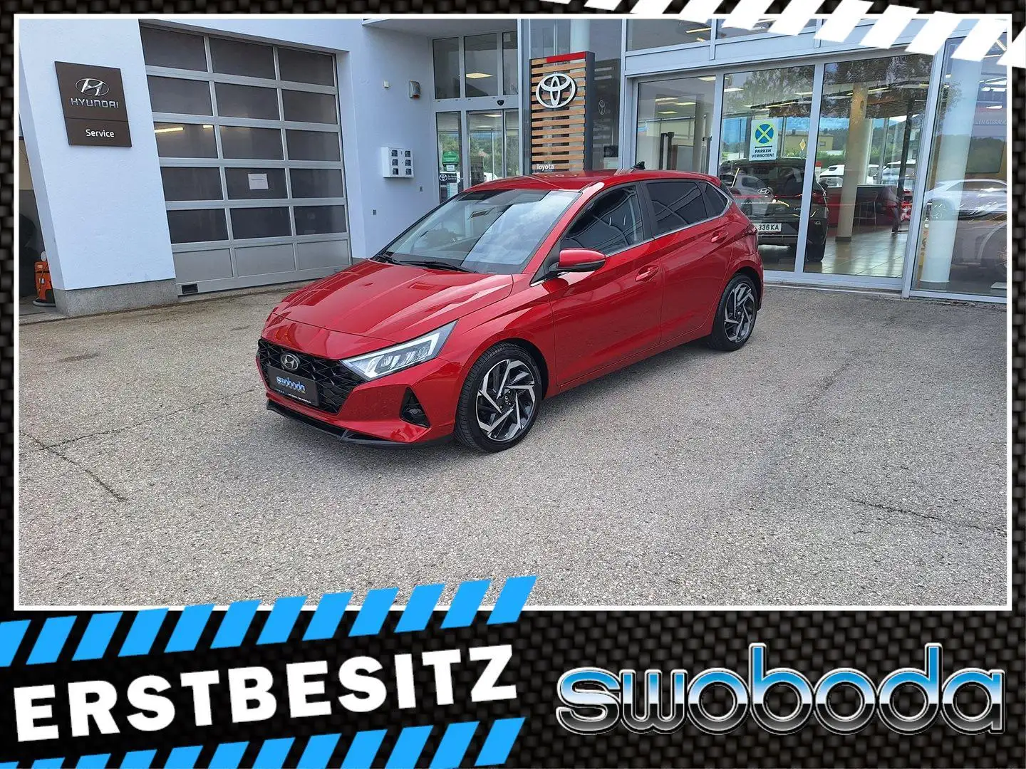 Hyundai i20 1,0 T-GDI Trend Line Rot - 1