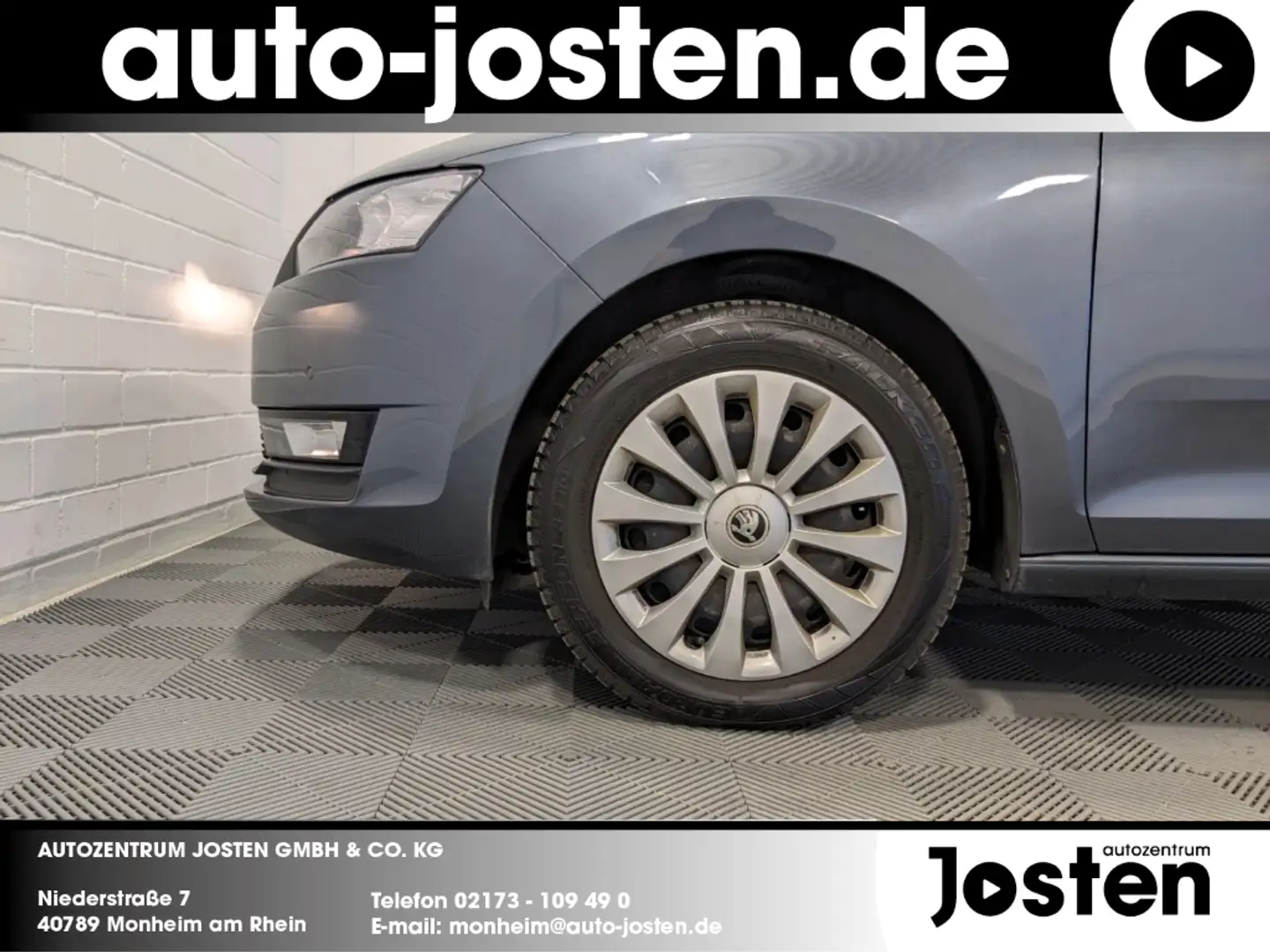 Skoda Rapid/Spaceback Spaceback 1.0 TSI PDC Klima Winterpaket Gris - 2