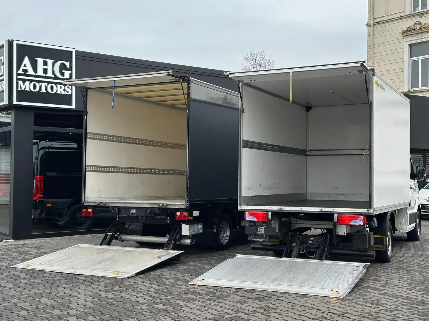 MAN TGE 4X4 3.180 AUT KOFFER+LADEBORDWAND STANDHZG PALFING Blanc - 2