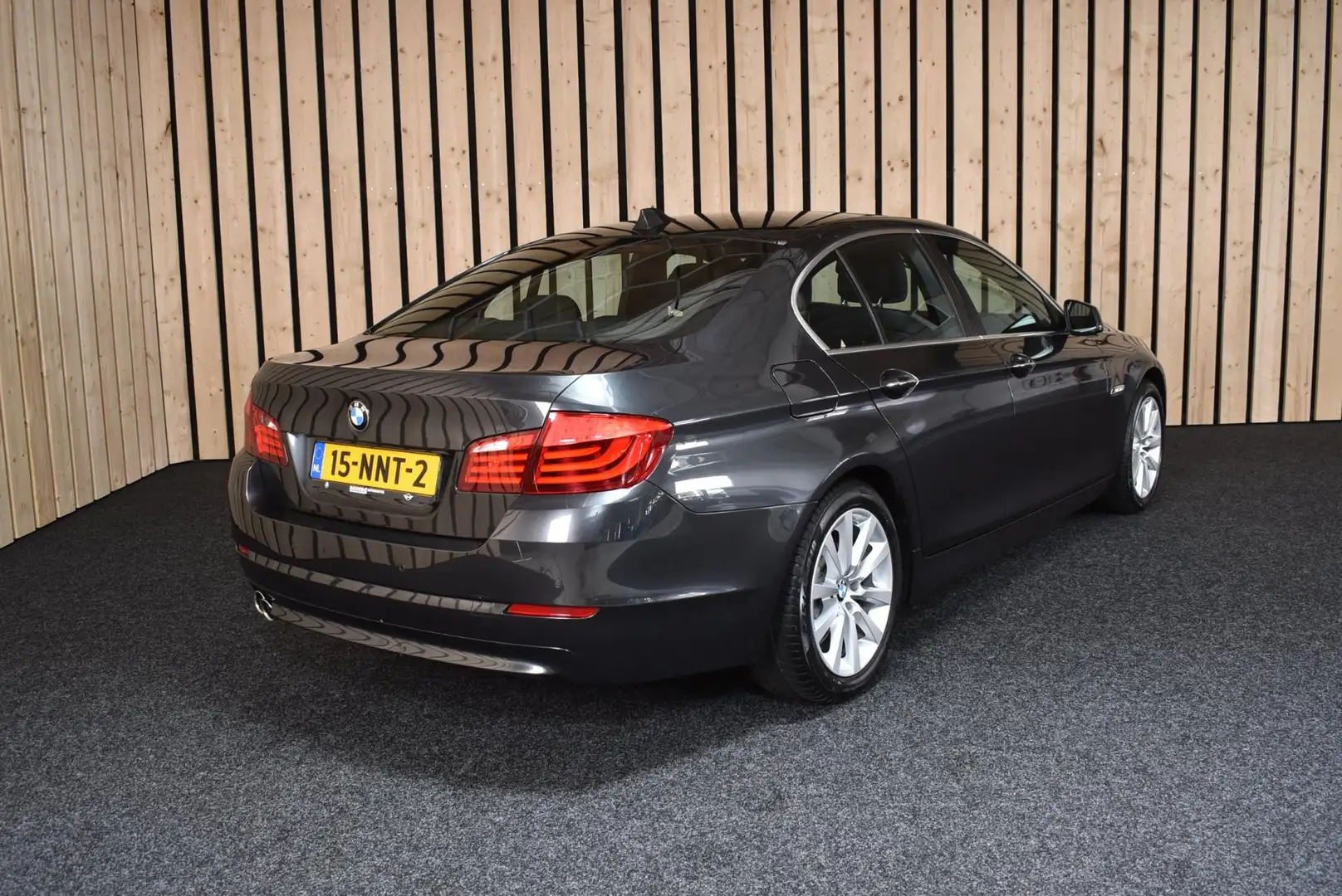 BMW 523 5-serie 523i High Executive 146dkm Schuifdak Leer Szary - 2