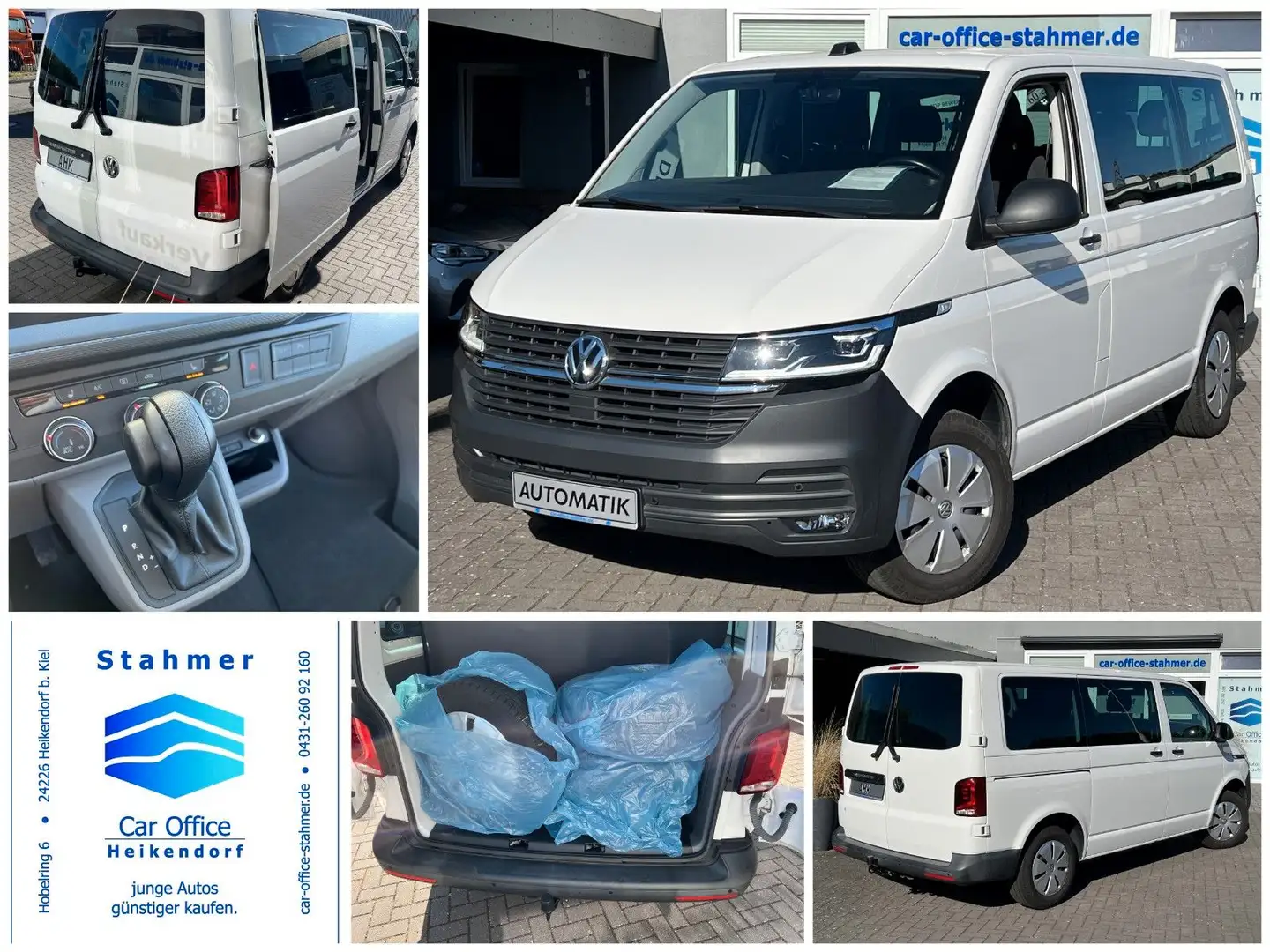 Volkswagen T6 Kombi 2.0TDi 150PS DSG*8 Si*AHK*St.hzg*So+WiR Weiß - 1