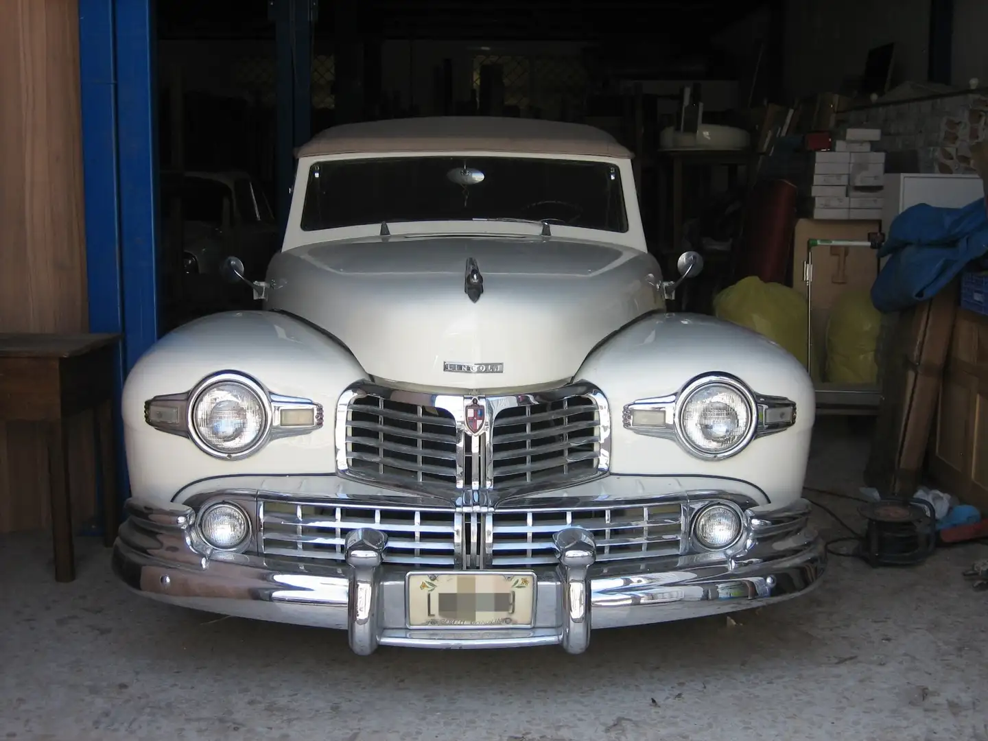 Lincoln Continental V12 convertible 1948 Weiß - 2