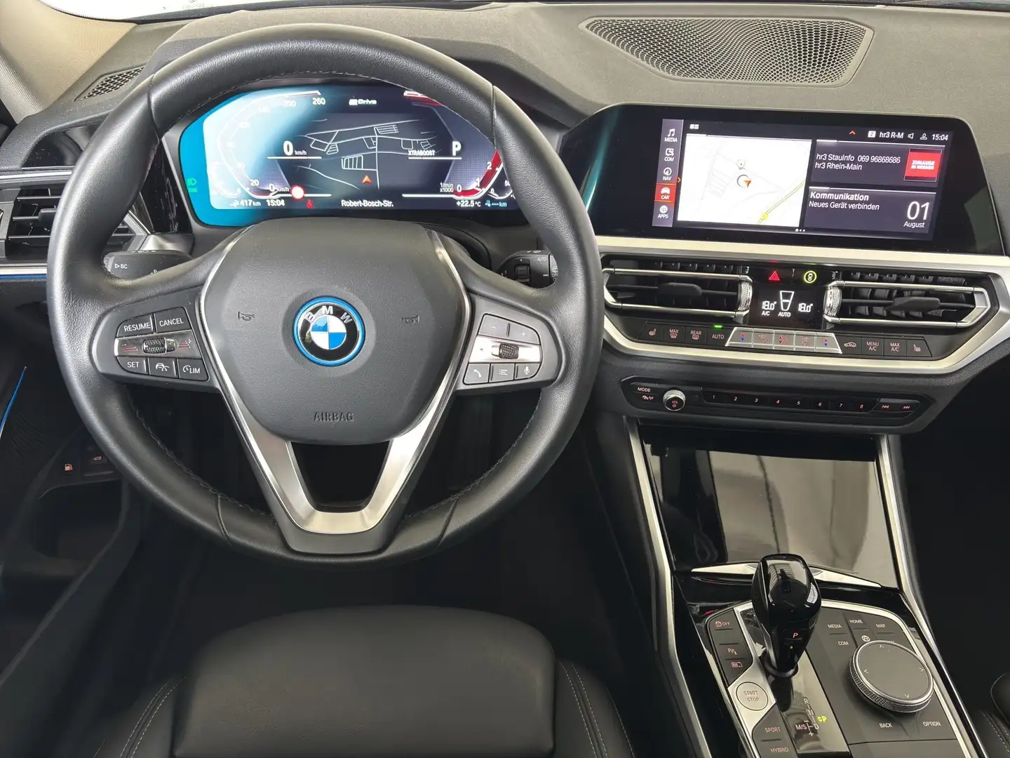 BMW 330 e xDrive Touring Sport Line AHK/LASER/HUD/ACC Noir - 2