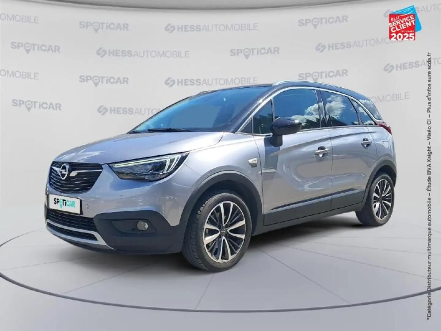 Opel Crossland X 1.2 Turbo 130ch Opel 2020 Euro 6d-T Gris - 1