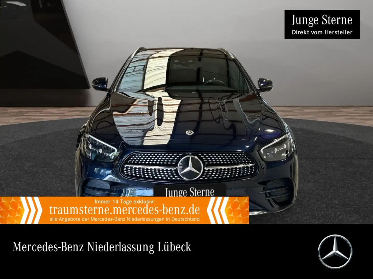 Mercedes-Benz E 300 de T AMG+PANO+360+LED+FAHRASS+BURMESTER+9G Blau - 1