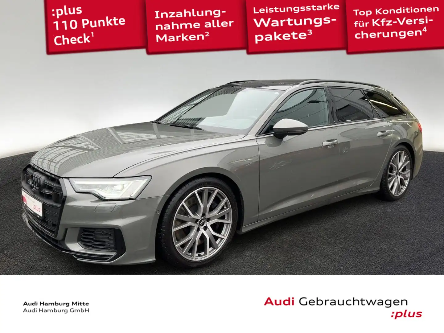 Audi S6 TDI quattro tiptr. Matrix B&O Pano Head Grau - 1