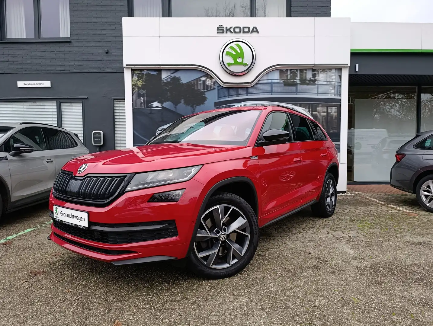 Skoda Kodiaq Sportline 4x4 Rood - 1