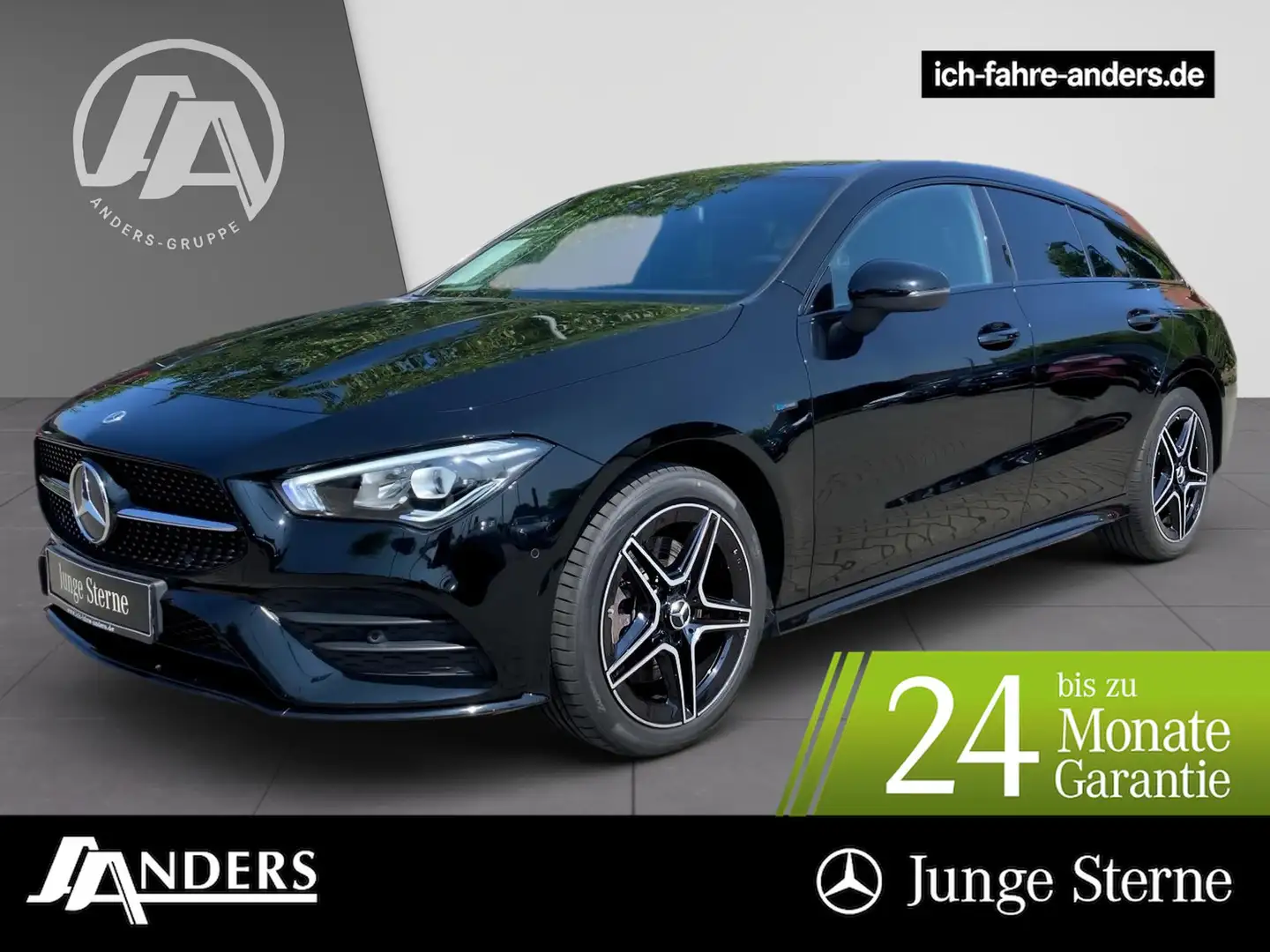 Mercedes-Benz CLA 250 e SB AMG+MBUX+SHZ+LED+PDC+Kam+DAB+Apple Negru - 1