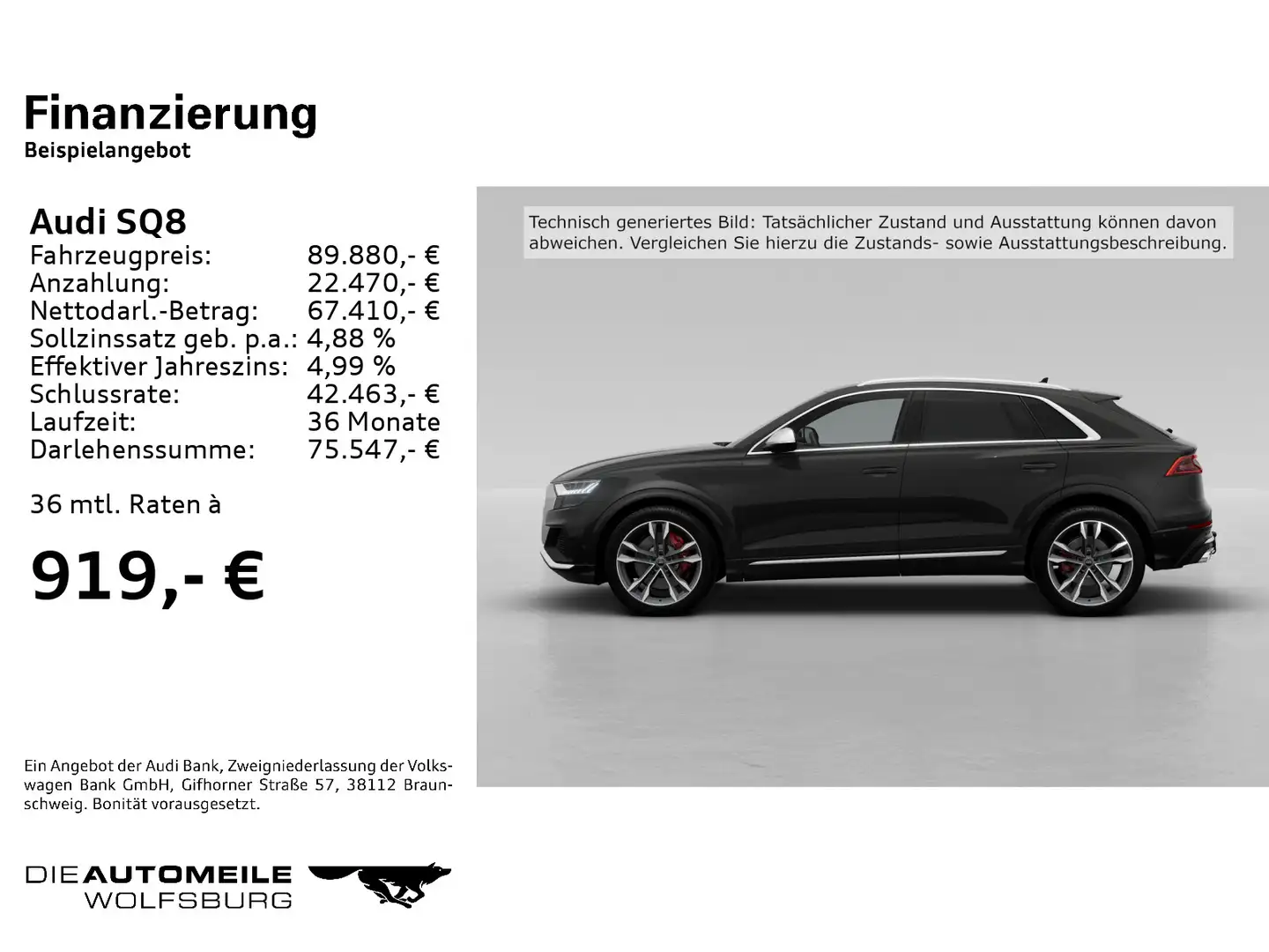 Audi SQ8 4.0 TFSI Tiptronic quattro Standhzg/Pano/AHK Black - 2