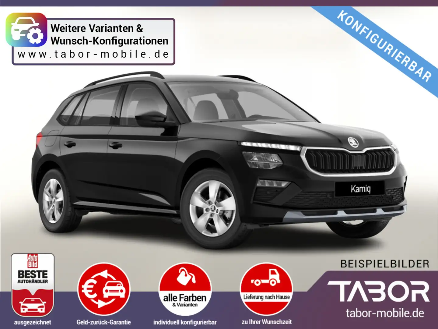 Skoda Kamiq 1.0 TSI 95 Essence LED SHZ PDC VirtC Temp Blau - 1