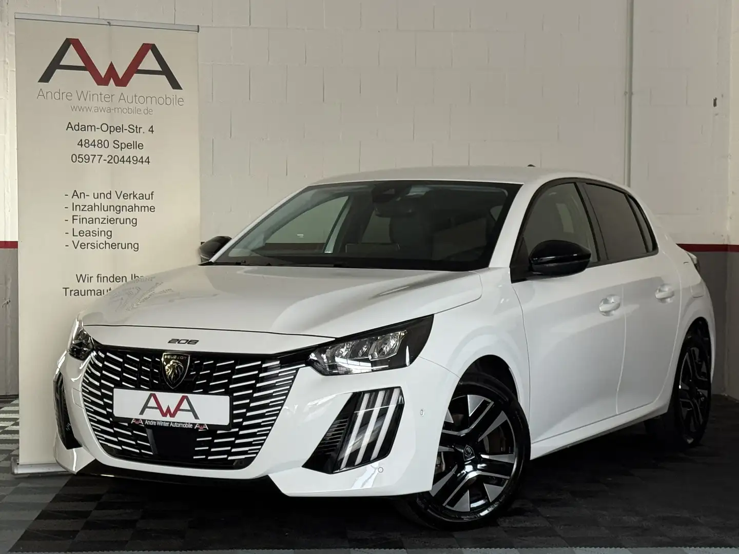 Peugeot 208 Allure+ LED ACC Kamera CarPlay Sitzheizung Weiß - 1