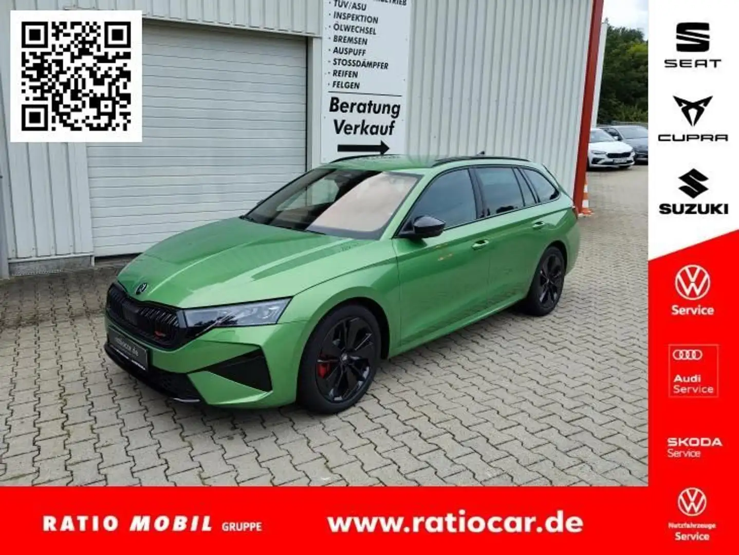 Skoda Octavia OCTAVIA COMBI RS 2.0 TSI DSG AHZV KAMERA ACC Grün - 1