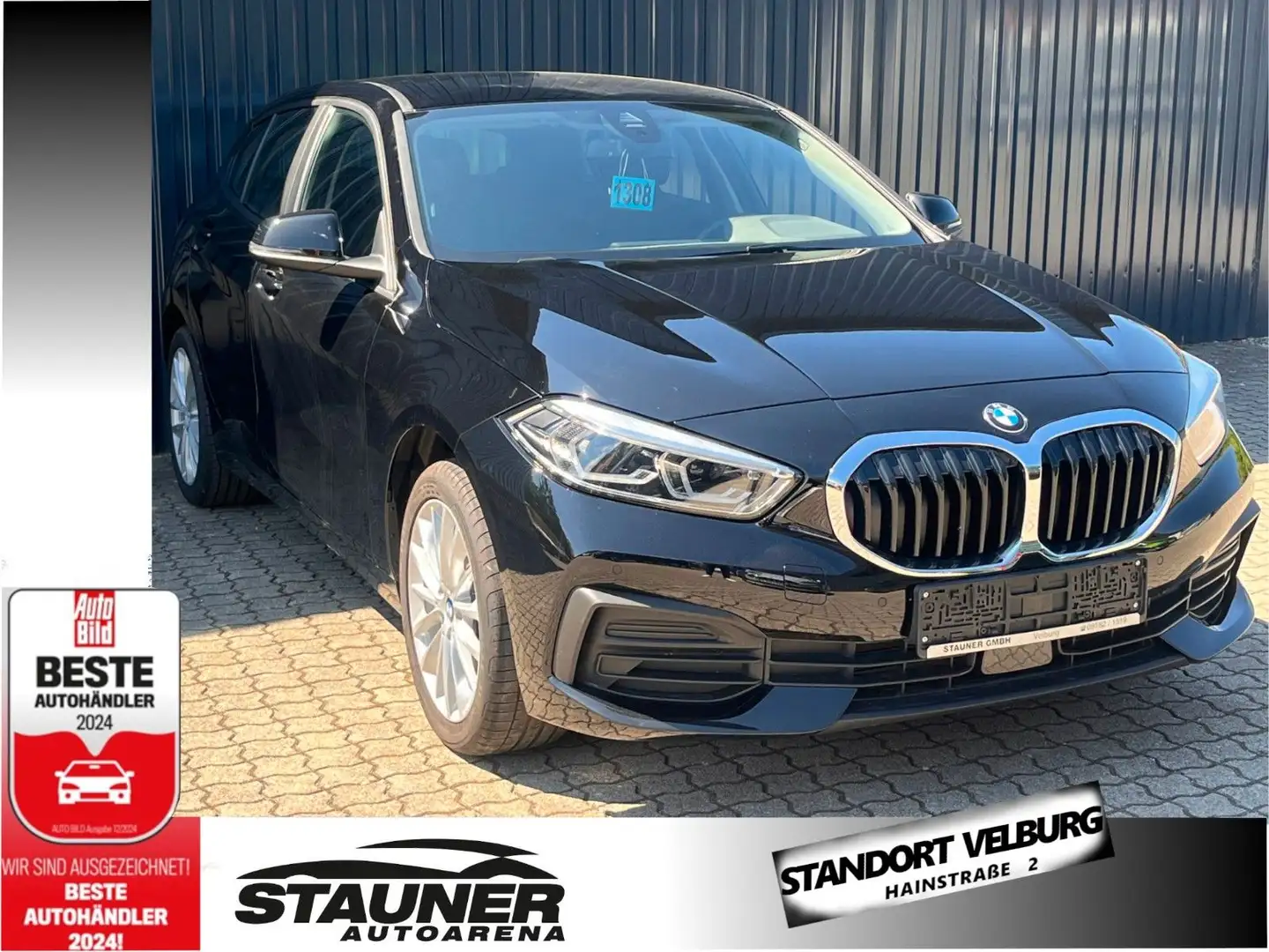 BMW 118 i 5-Türer/ adap.LED/Navi/17"LM/Komfortzugang Schwarz - 1