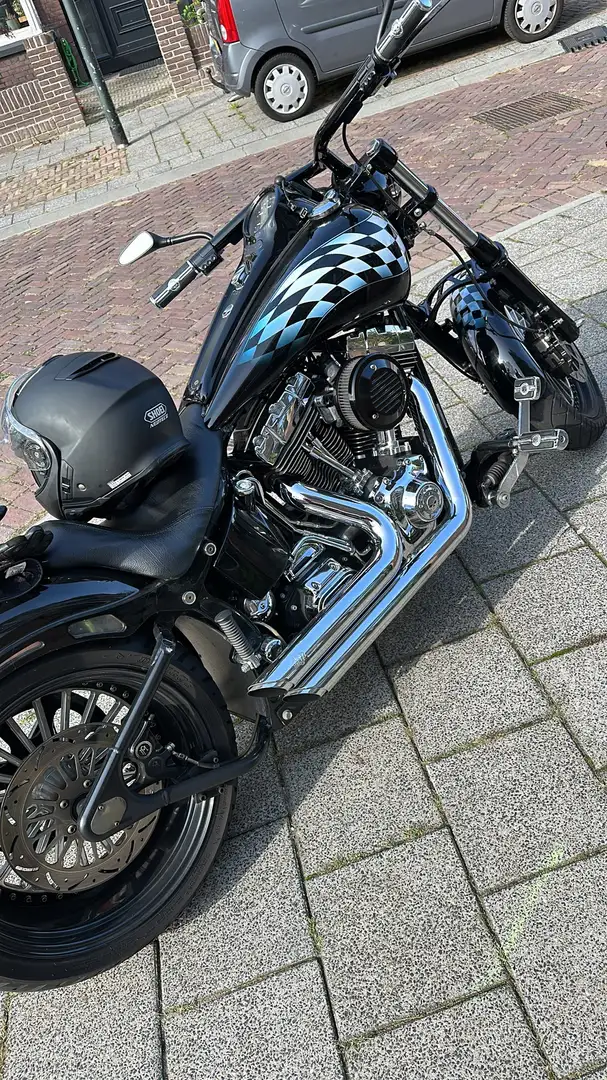 Harley-Davidson Softail fxstdi Fekete - 1