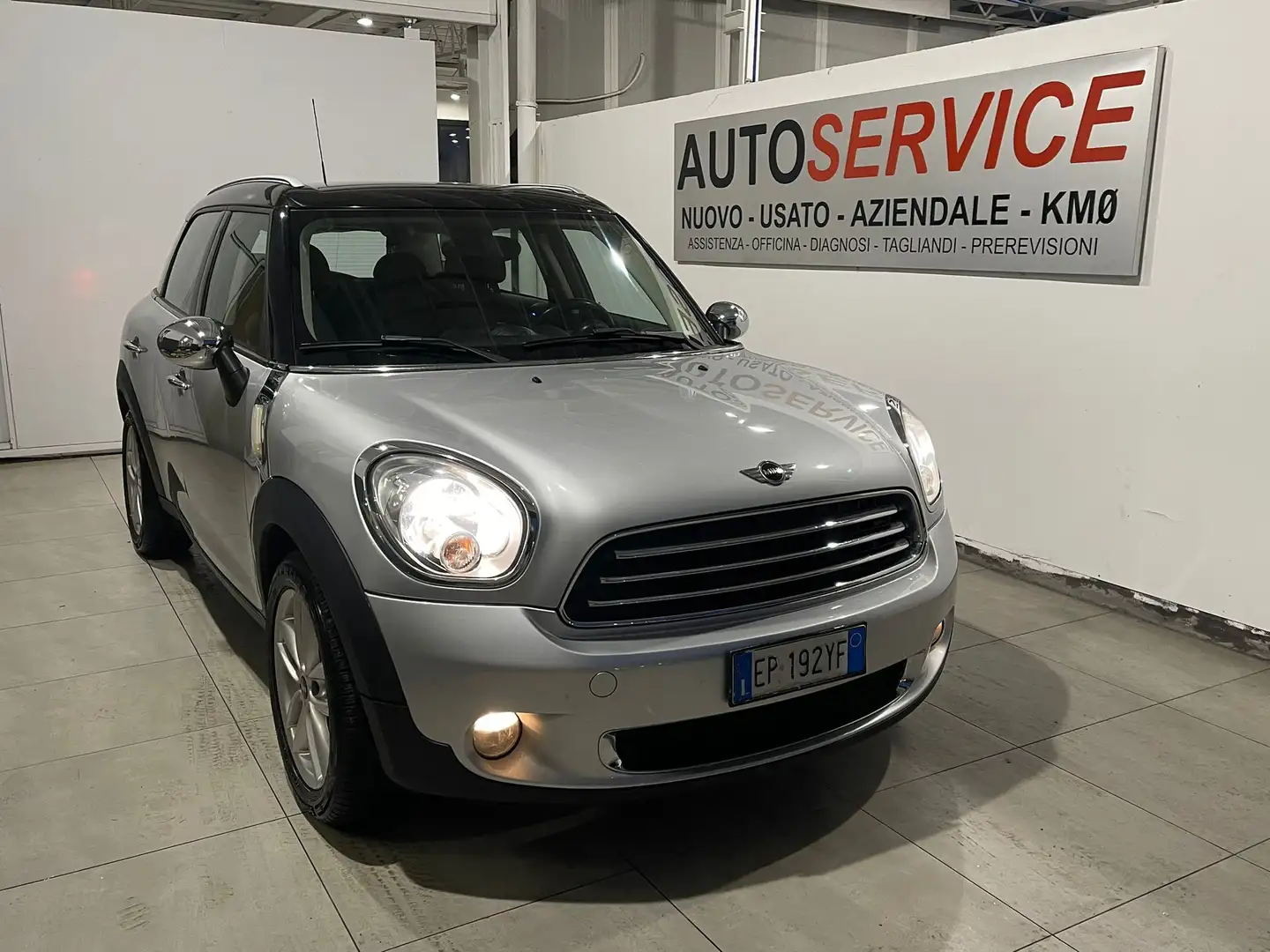 MINI Cooper D Countryman R60 1.6 110cv all4 MOTORE NUOVO Ottime condizioni Silber - 1