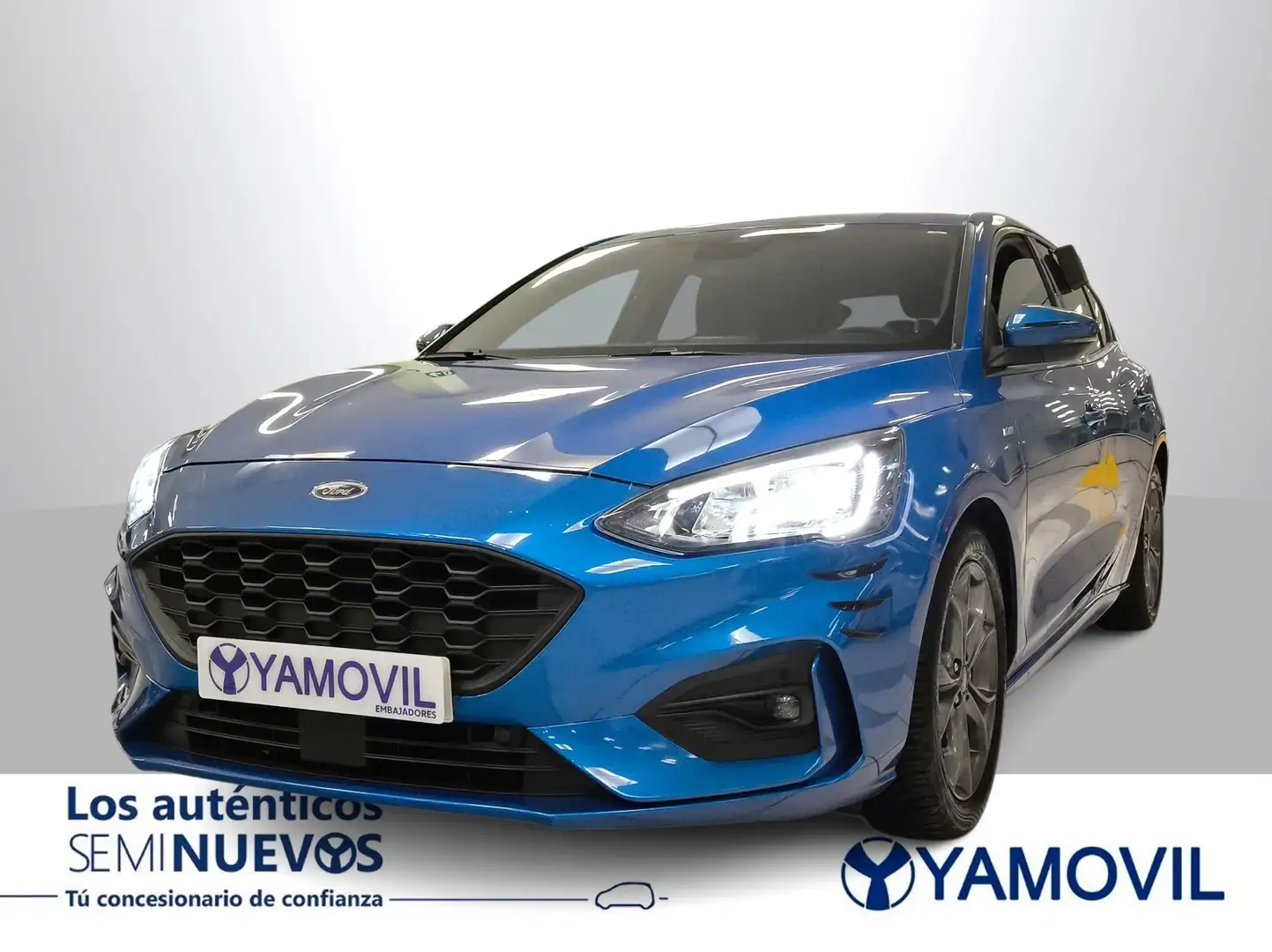 Ford Focus 1.0 Ecoboost MHEV ST Line 125 Blauw - 1