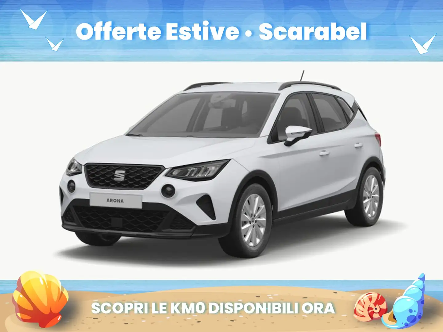 SEAT Arona 1.0 ecotsi style 115cv dsg Bianco - 1