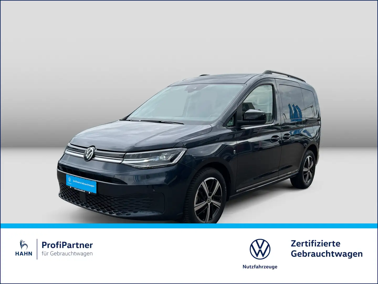 Volkswagen Caddy DARK LABEL 1,5TSI 84kW AHK STANDHZ NAVI Blau - 1