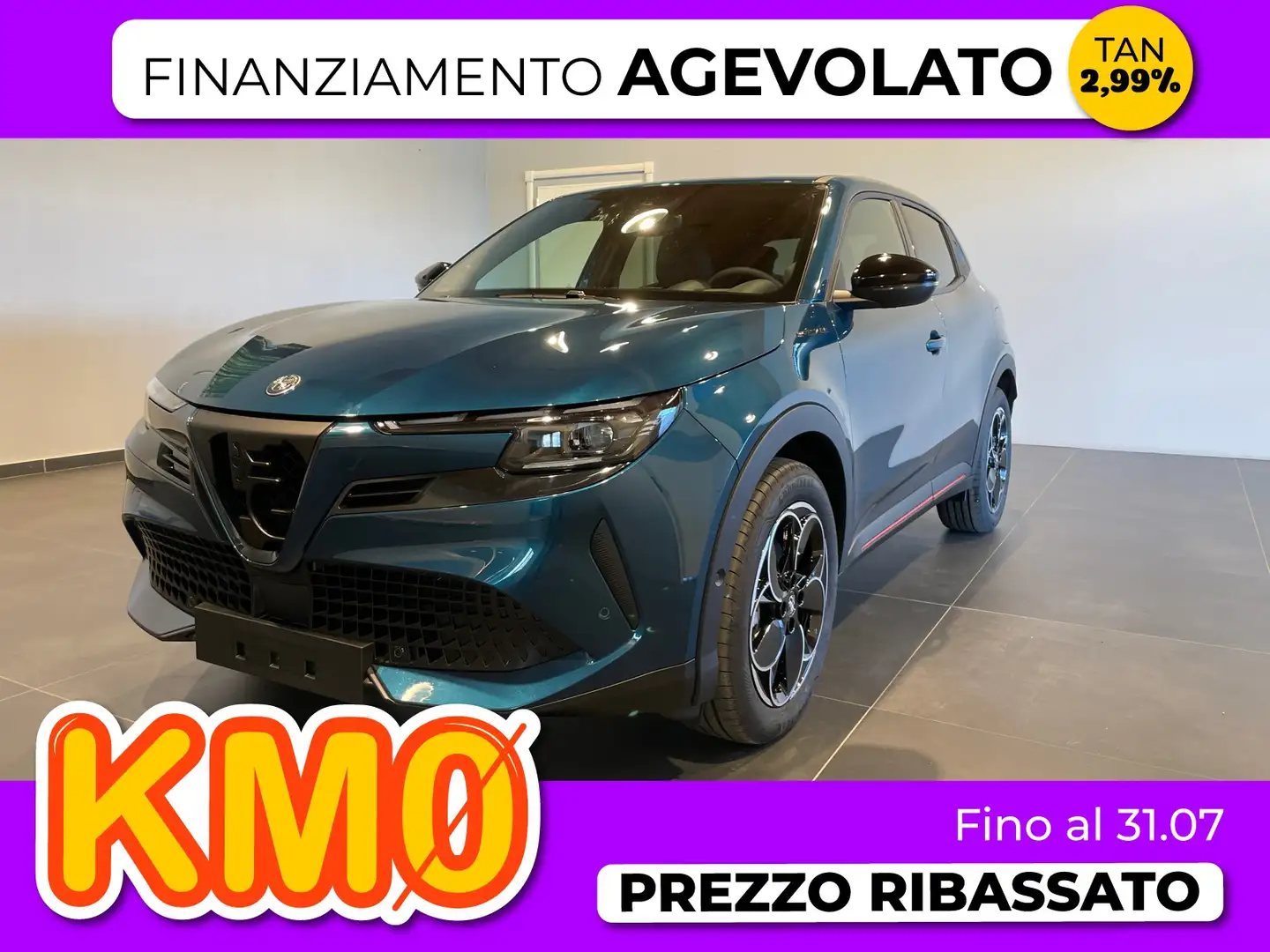 Alfa Romeo Junior elettrica speciale 156cv Blu/Azzurro - 1