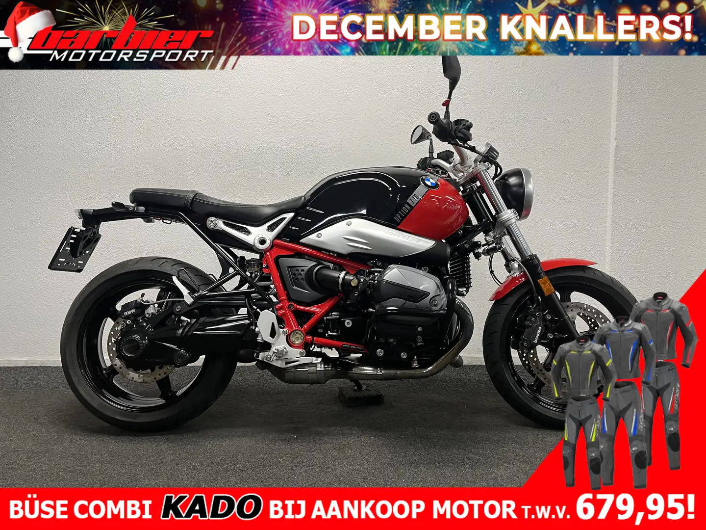 BMW R nineT Rood - 1