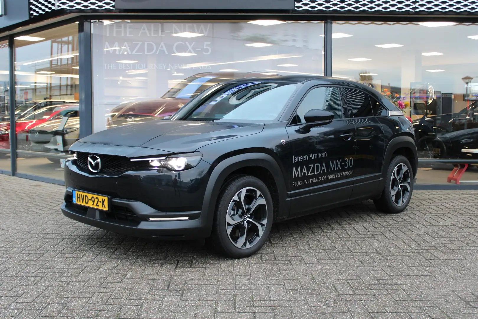 Mazda MX-30 e-SkyActiv R-EV 170 Advantage , Demovoordeel € 10. Czarny - 2
