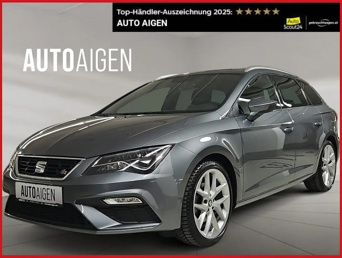 SEAT Leon ST * 3x FR * 2. BESITZ * WENIG KM * LED * KAMERA * Grau - 1