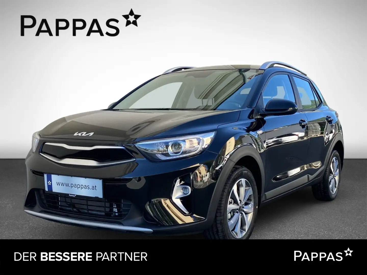 Kia Stonic SILBER 1.0 Rückfahrkamera, 16' Alu, Schwarz - 1