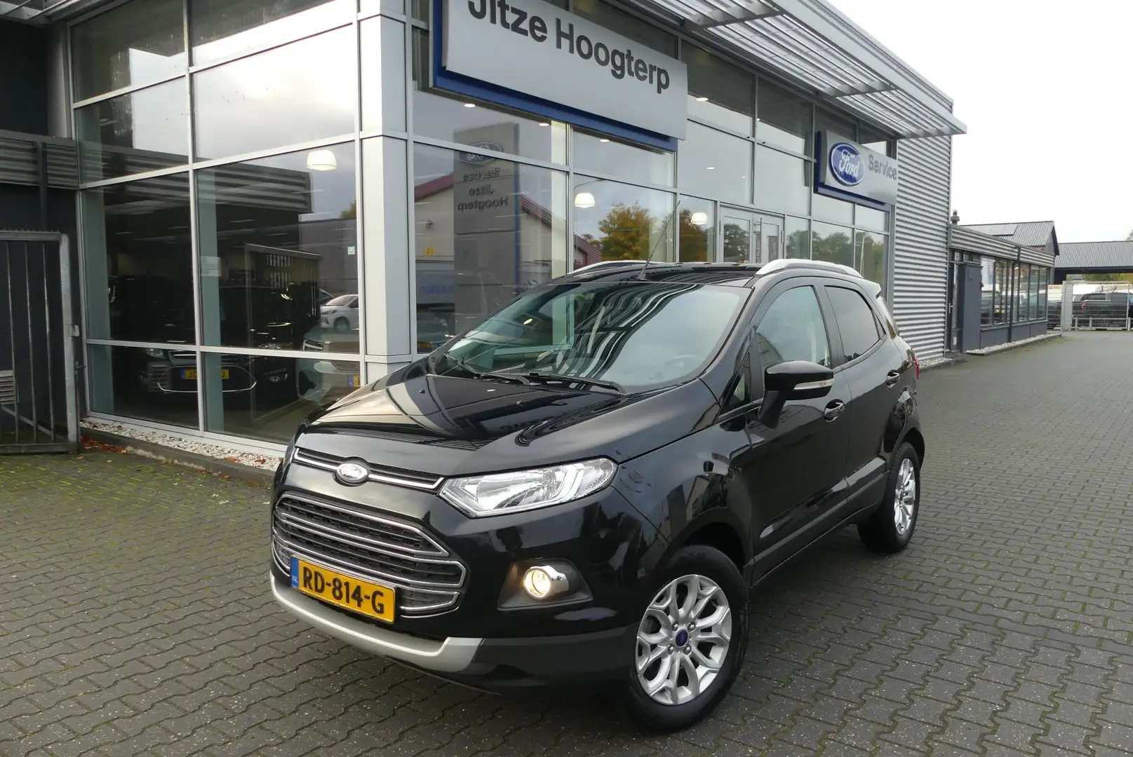 Ford EcoSport 1.0 EcoBoost Titanium CAMERA, CRUISE, NAVI, CLIMA, Zwart - 2