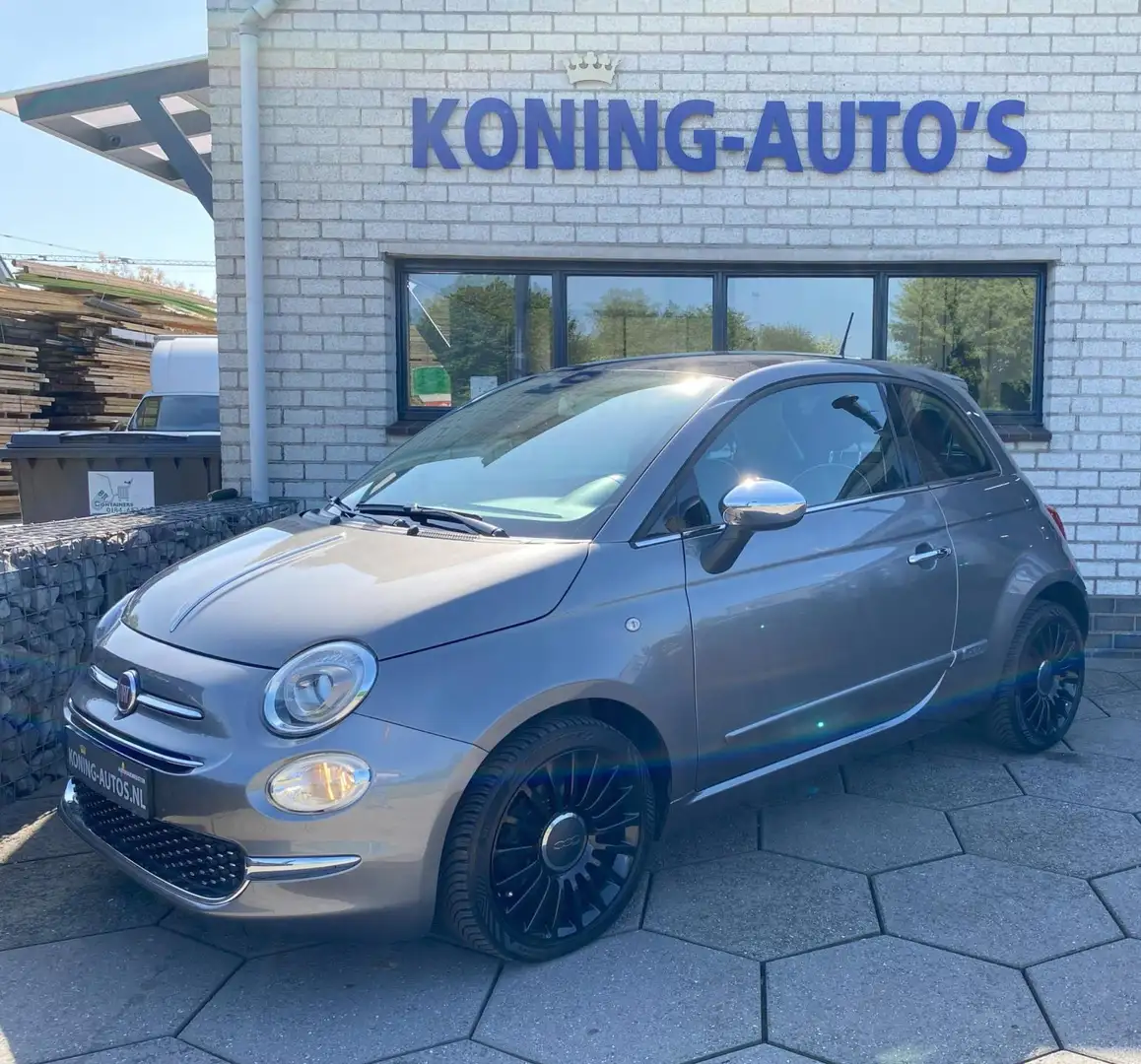 Fiat 500 0.9 TwinAir Turbo Lounge/ Pano/ Clima/ Navi Grau - 2