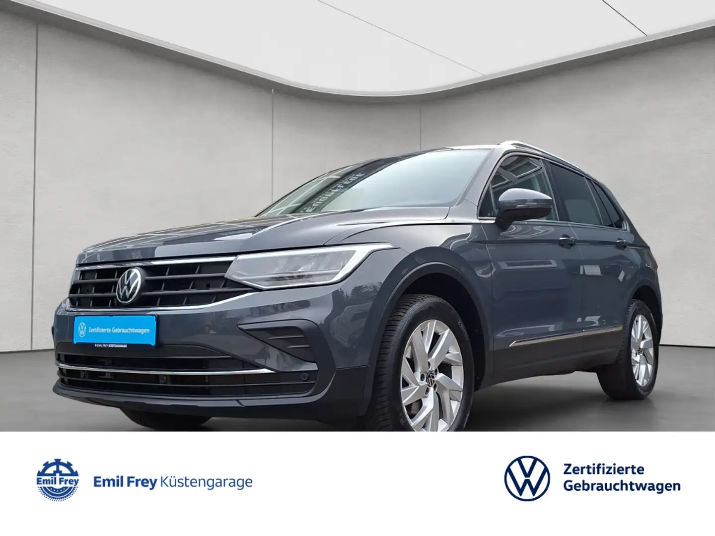 Volkswagen Tiguan 2.0 TDI 4MOTION DSG Life NAVI AHK STANDHZ Grau - 1