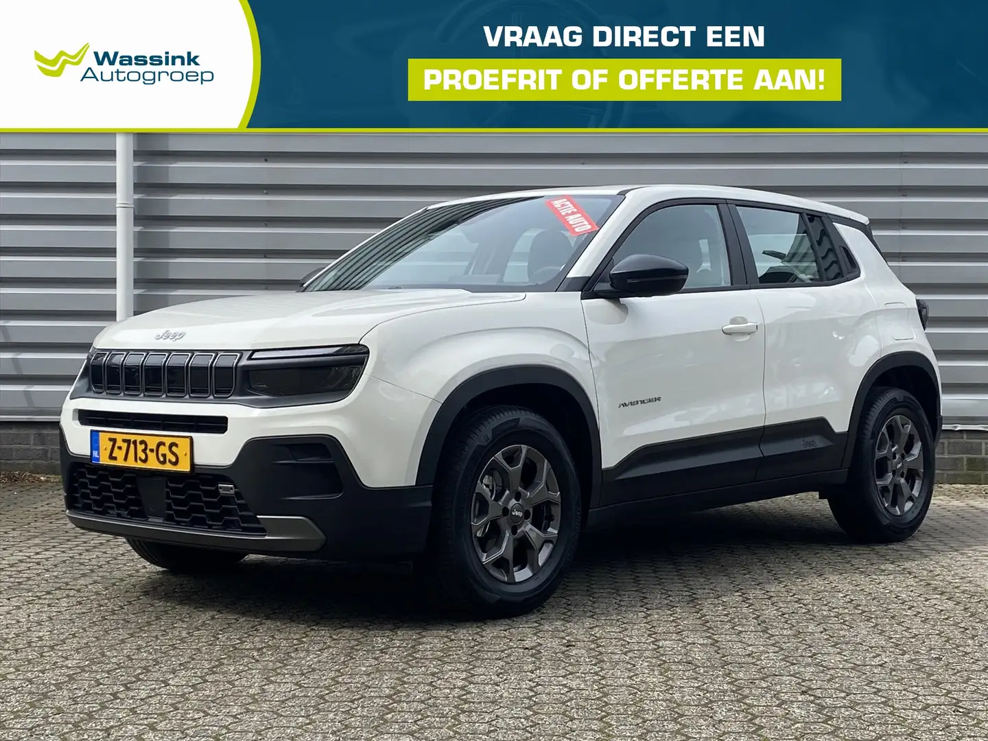 Jeep Avenger 1.2T 100pk Longitude | Carplay | Navigatie | Clima Wit - 1