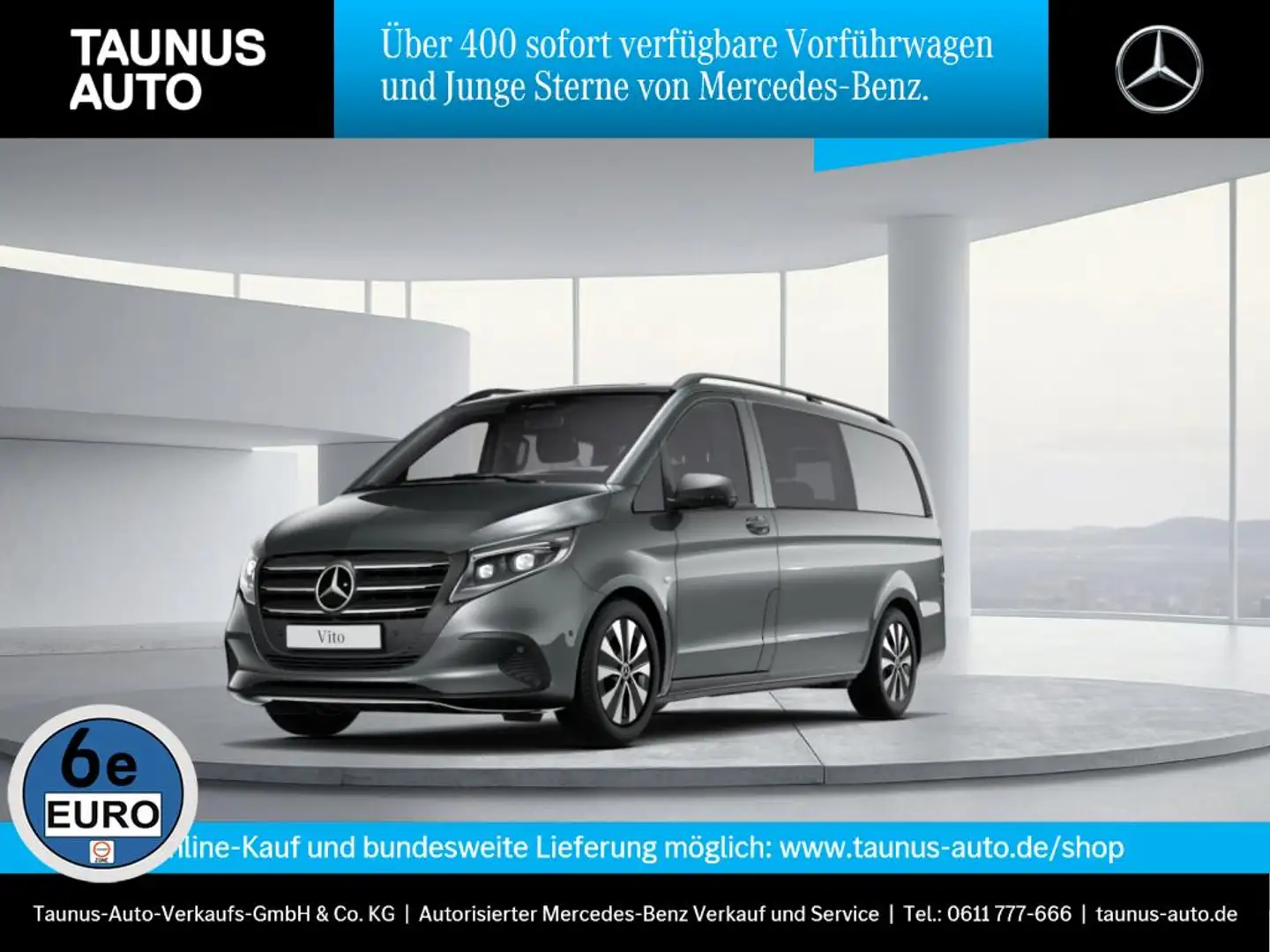 Mercedes-Benz Vito Mixto 119 CDI 4x4 Autom. MBUX TW AHK 2,5t Grau - 1